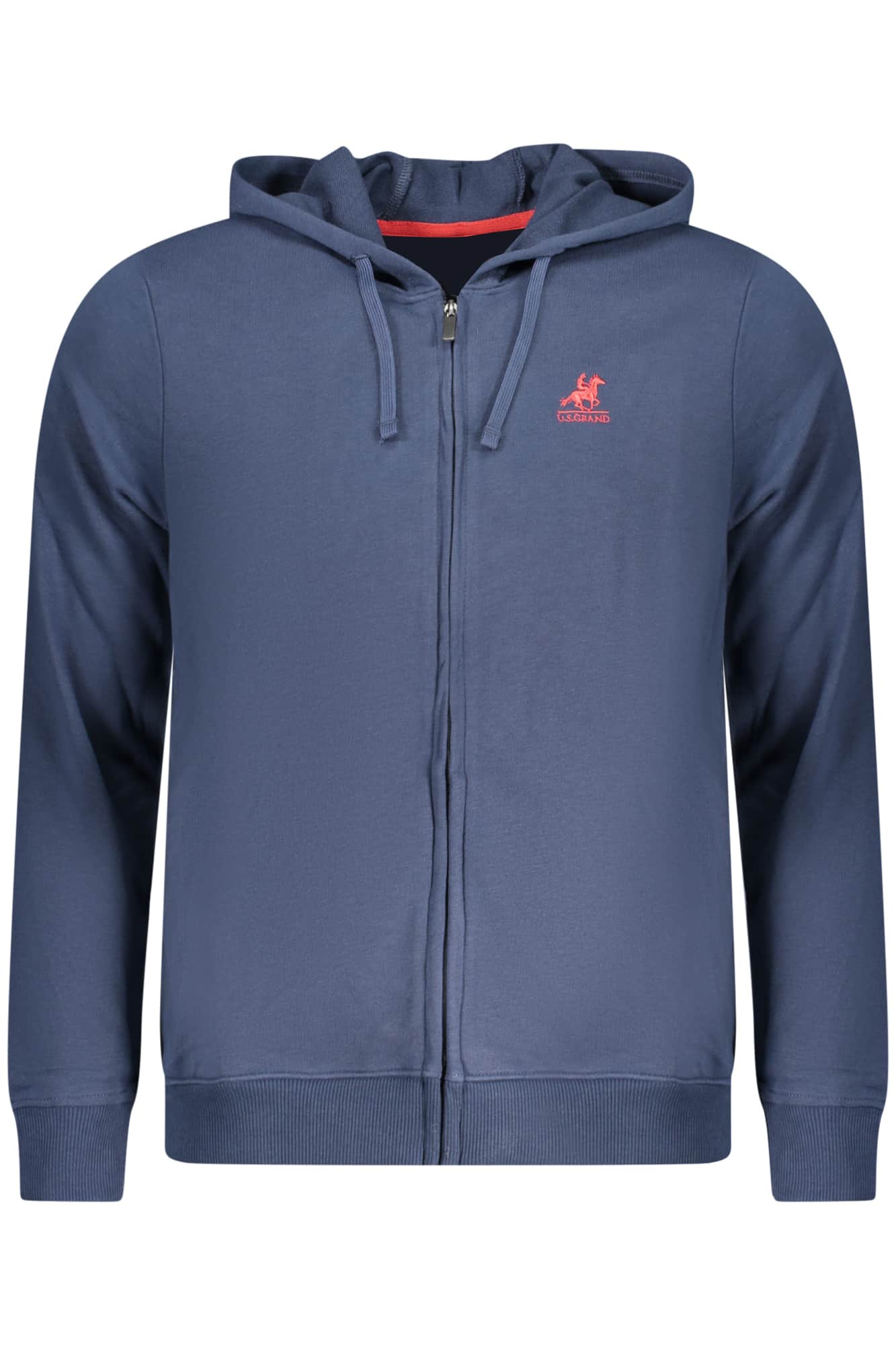 US GRAND HERREN WEISS MIT REISSVERSCHLUSS SWEATSHIRT