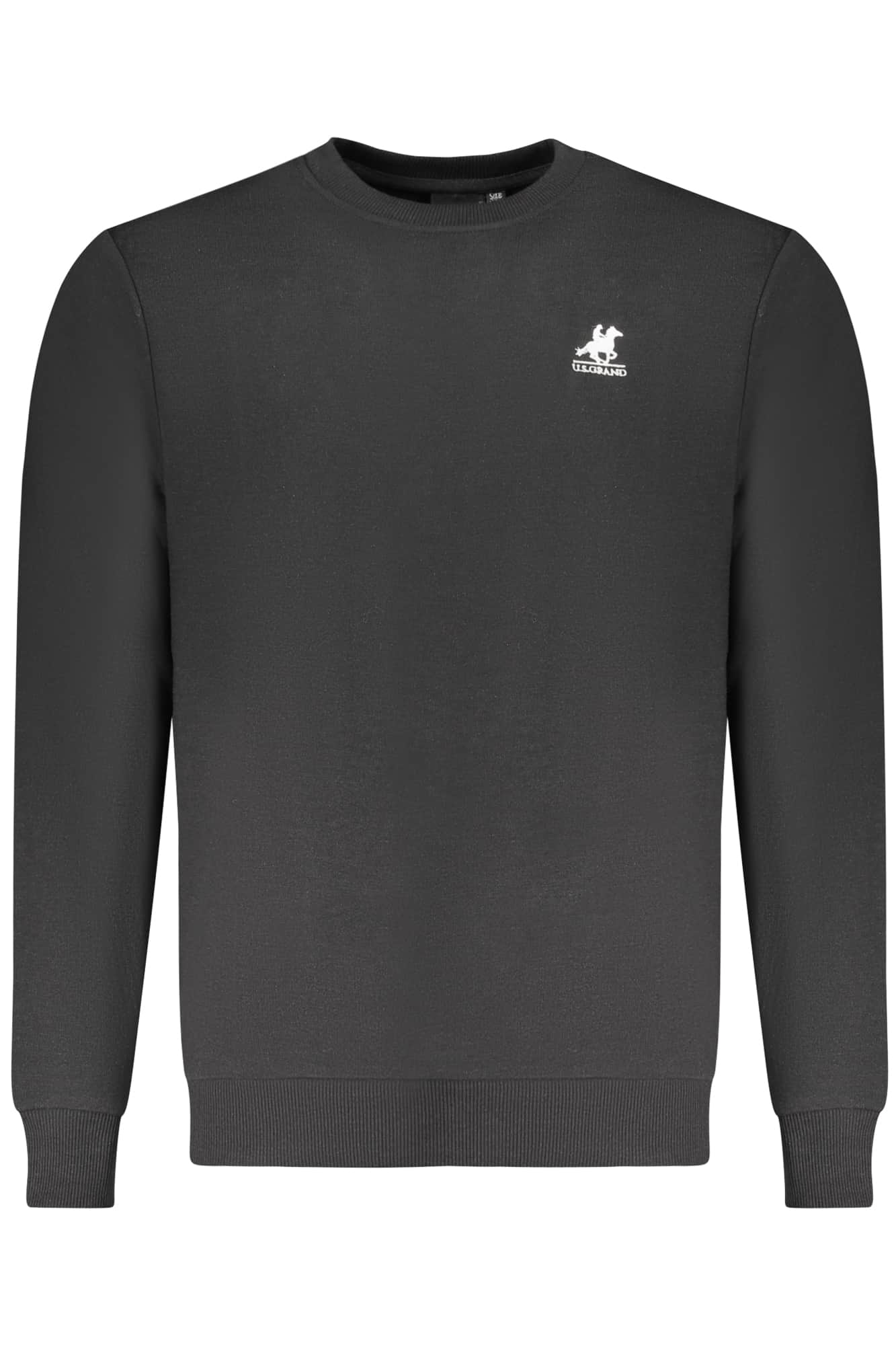 US GRAND HERREN SCHWARZ MIT REISSVERSCHLUSS SWEATSHIRT