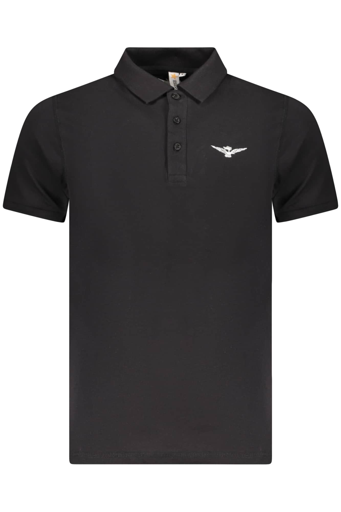 ARMY 1659 SCHWARZ HERREN KURZARM POLO
