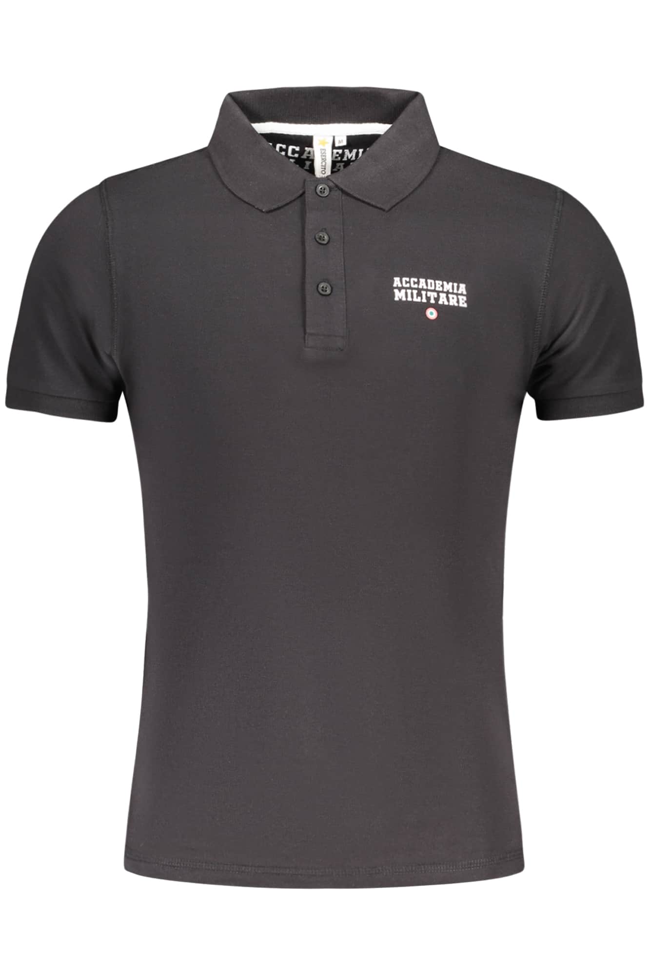 MILITARY ACADEMY SCHWARZ HERREN KURZARM POLO