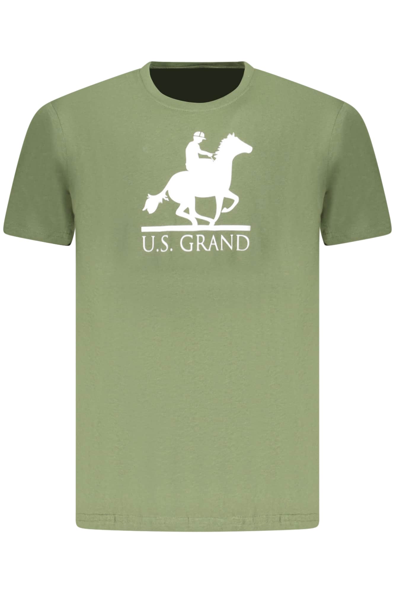US GRAND HERREN KURZARM GRÜN T-SHIRT