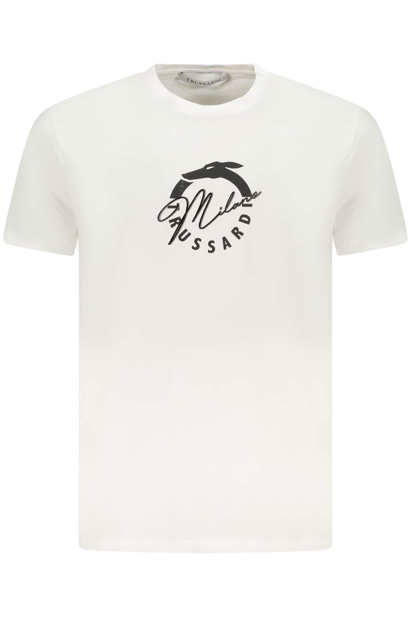 TRUSSARDI KURZARM T-SHIRT HERREN WEISS