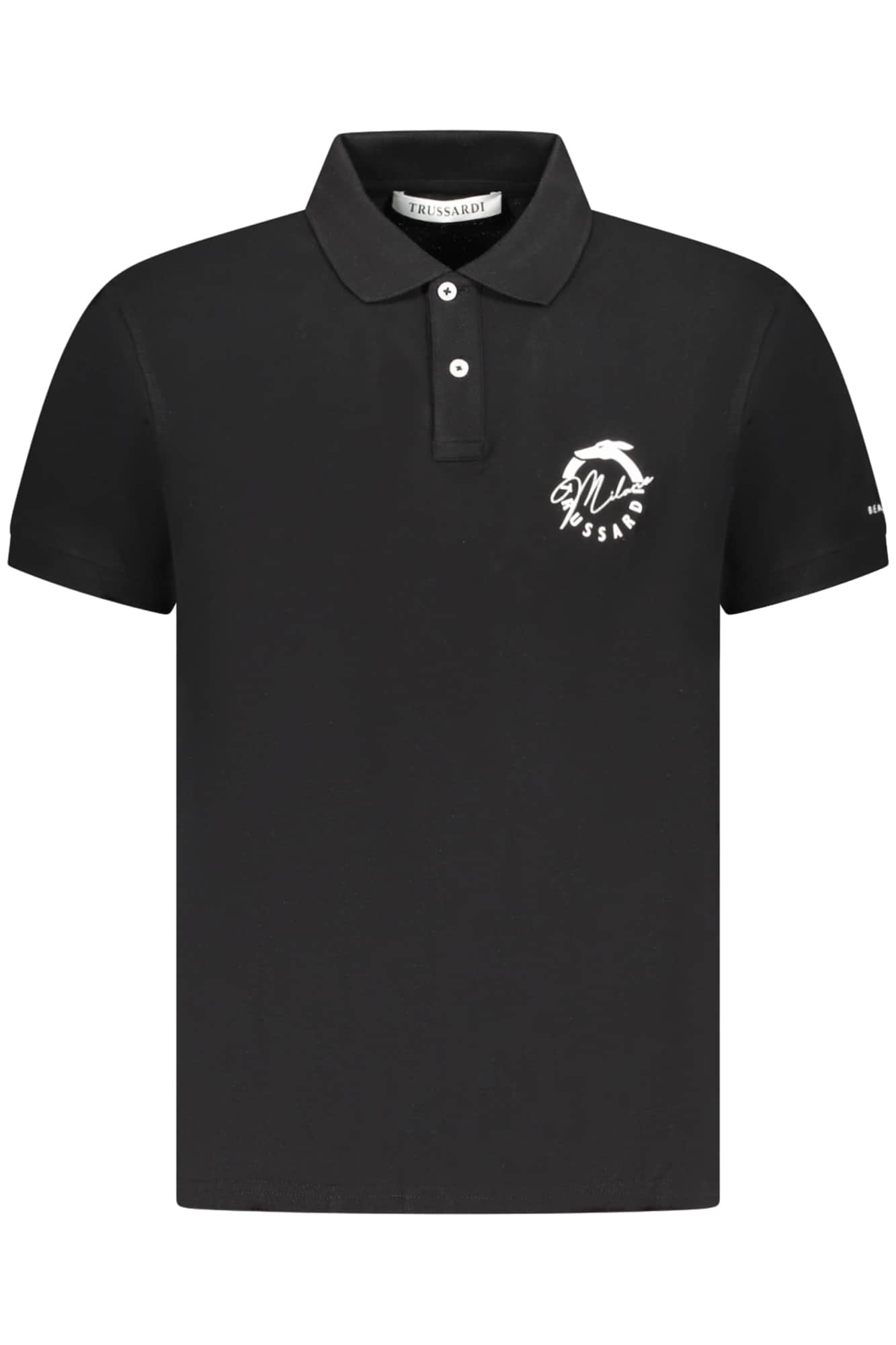 TRUSSARDI HERREN KURZARM POLO SCHWARZ
