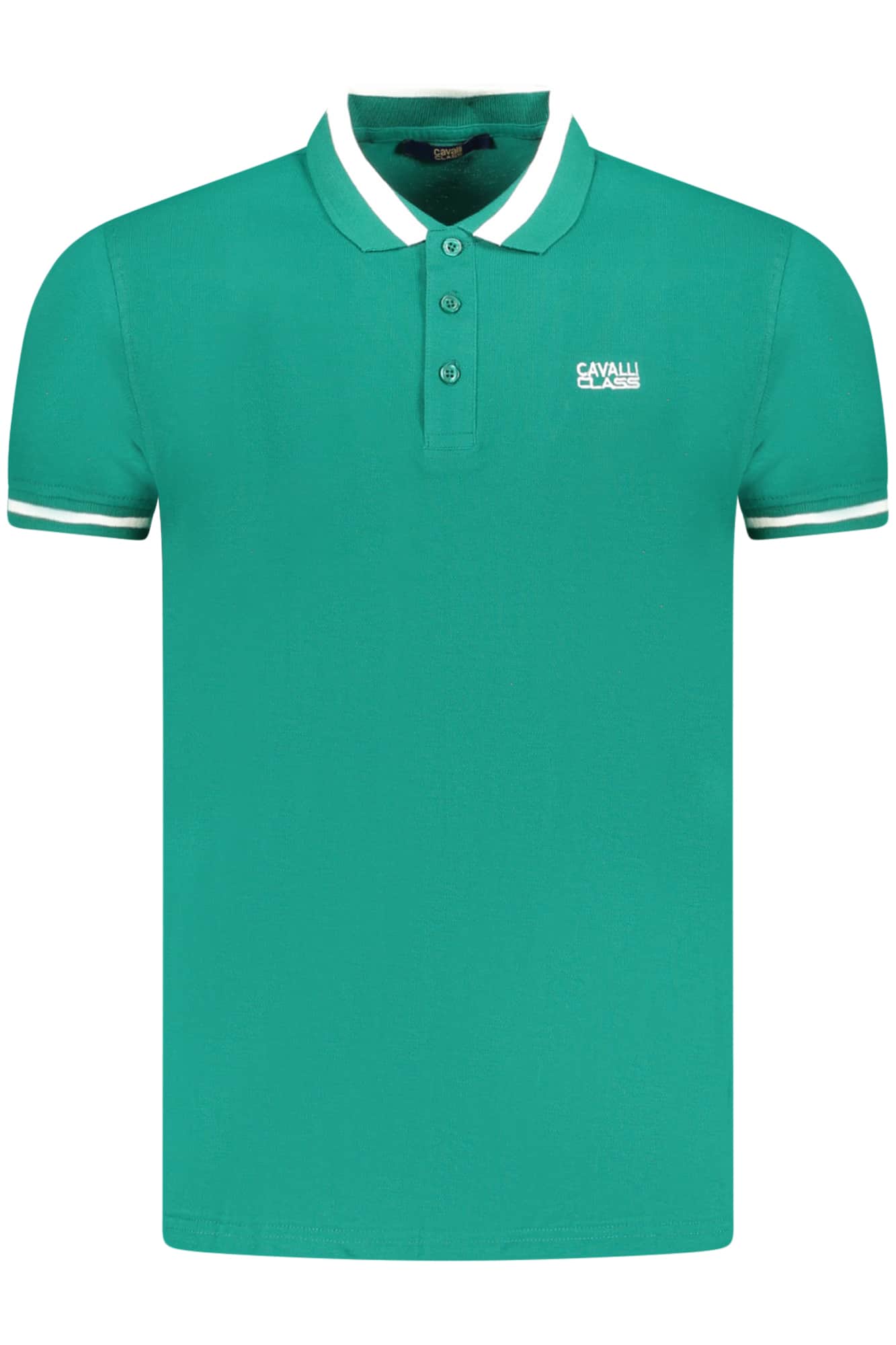 CAVALLI CLASS POLO KURZARM HERREN BLAU