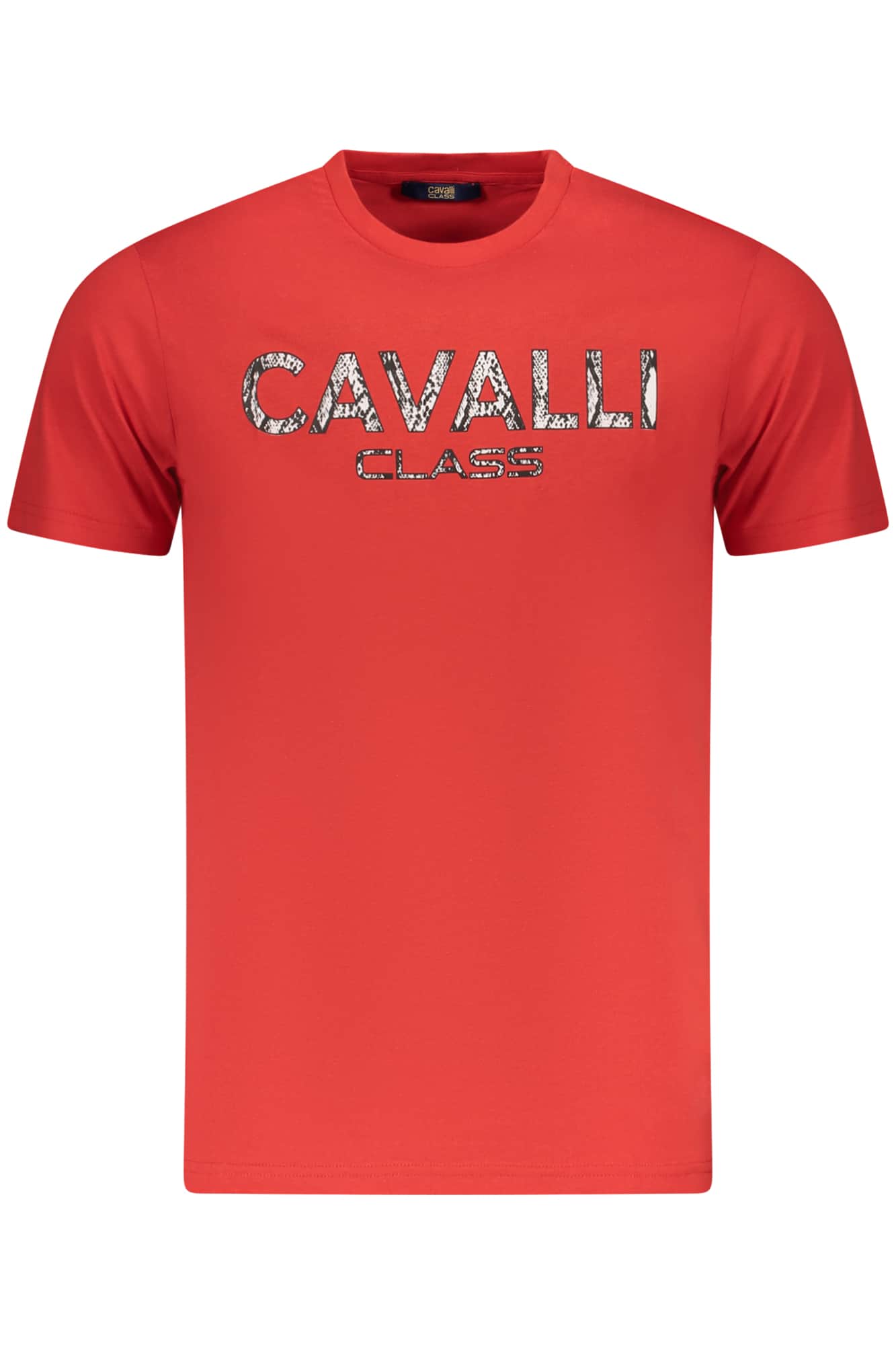 CAVALLI CLASS KURZARM T-SHIRT HERREN WEISS