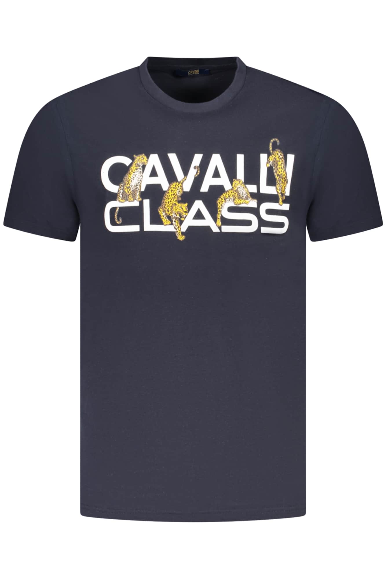 CAVALLI CLASS KURZARM T-SHIRT HERREN WEISS