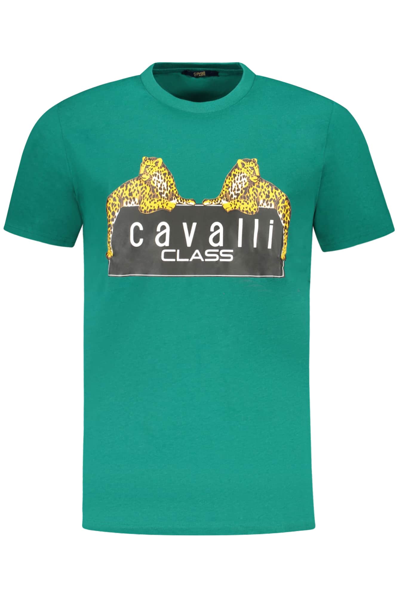 CAVALLI CLASS KURZARM T-SHIRT HERREN WEISS