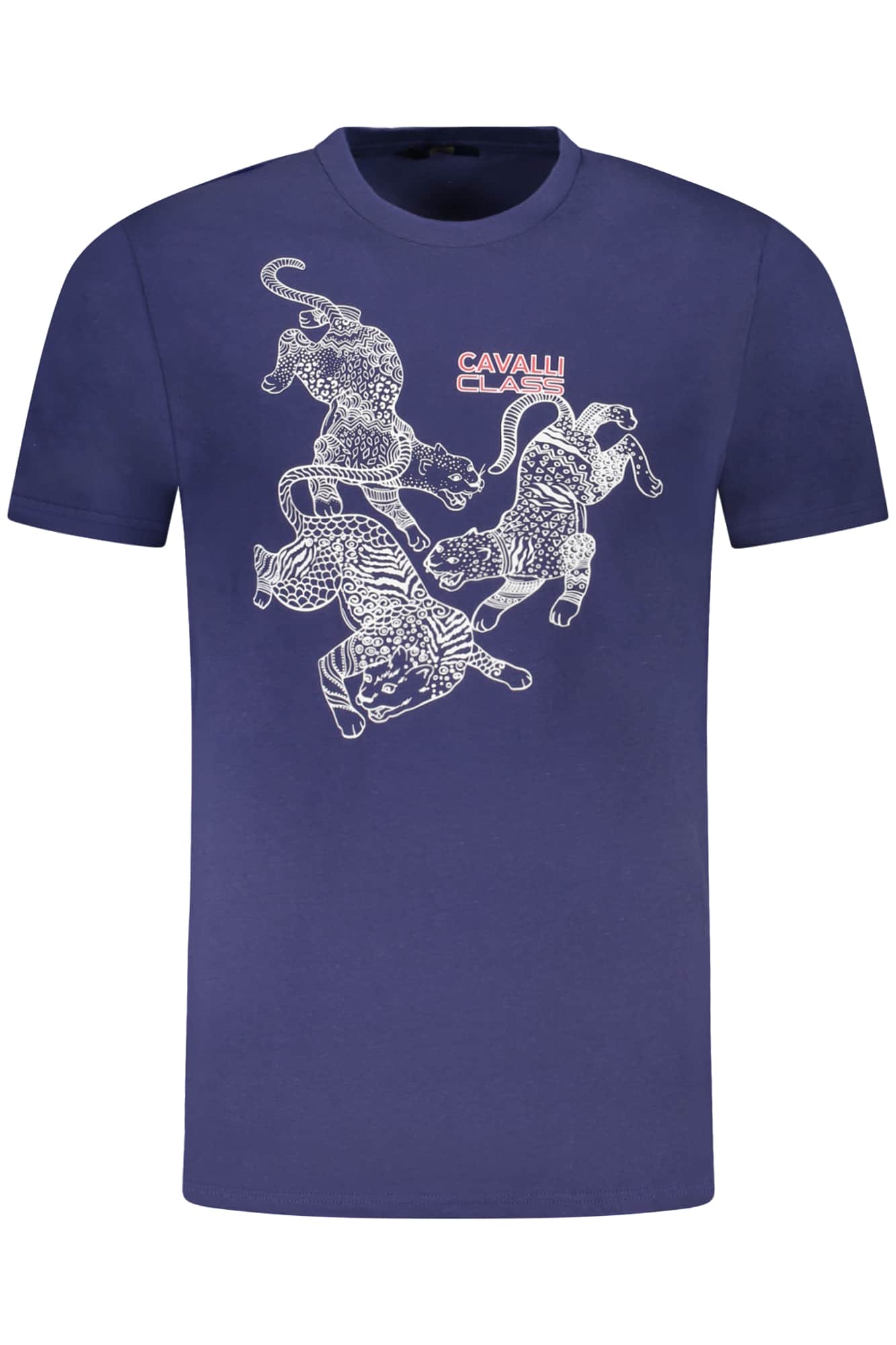 CAVALLI CLASS KURZARM T-SHIRT HERREN WEISS