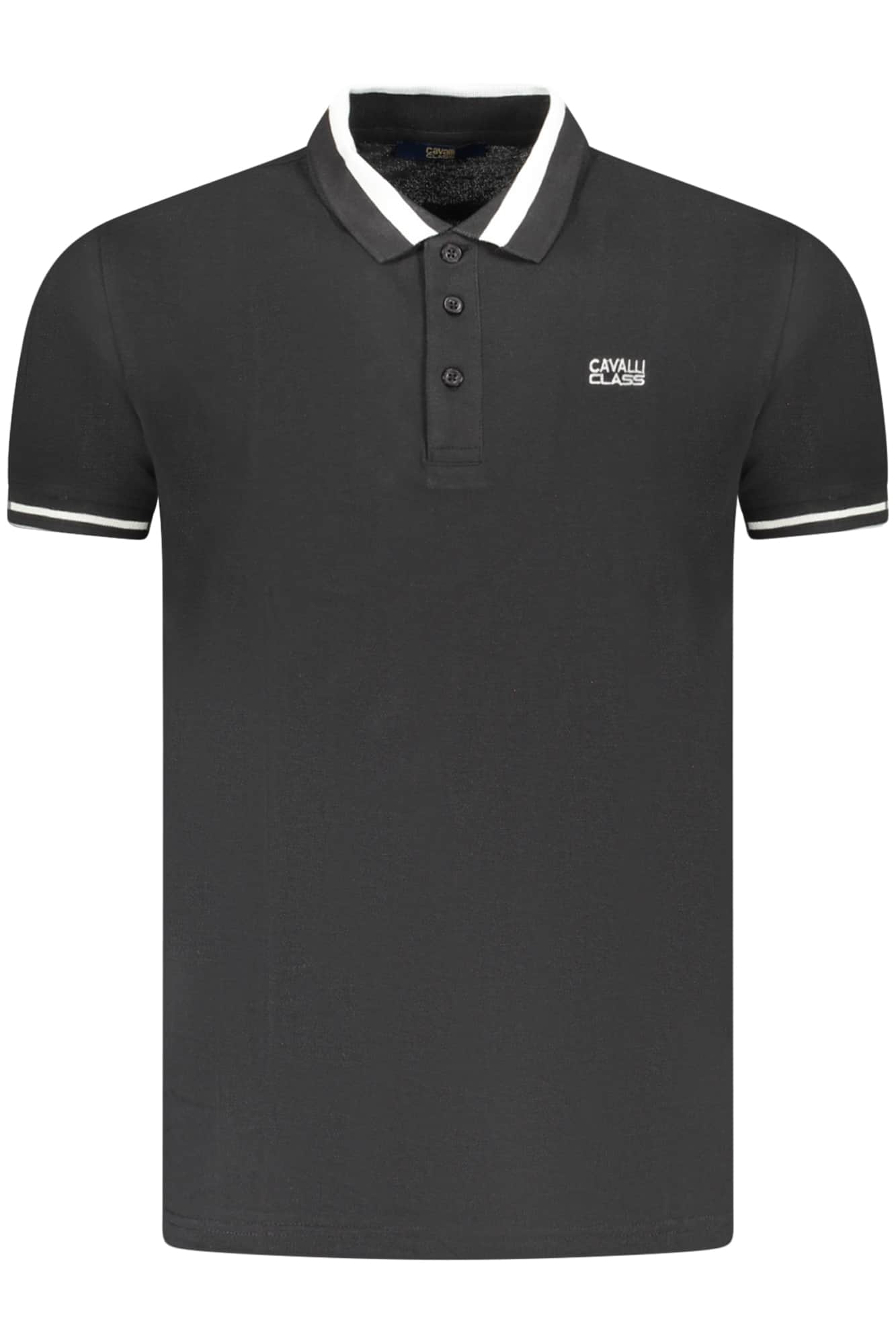 CAVALLI CLASS POLO KURZARM HERREN BLAU
