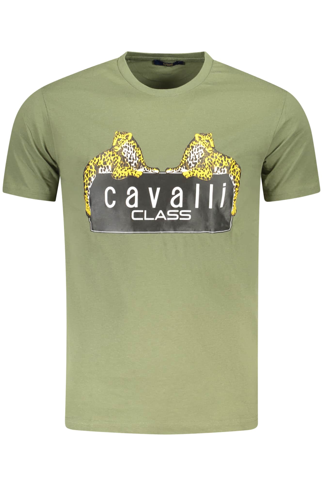 CAVALLI CLASS KURZARM T-SHIRT HERREN GRÜN