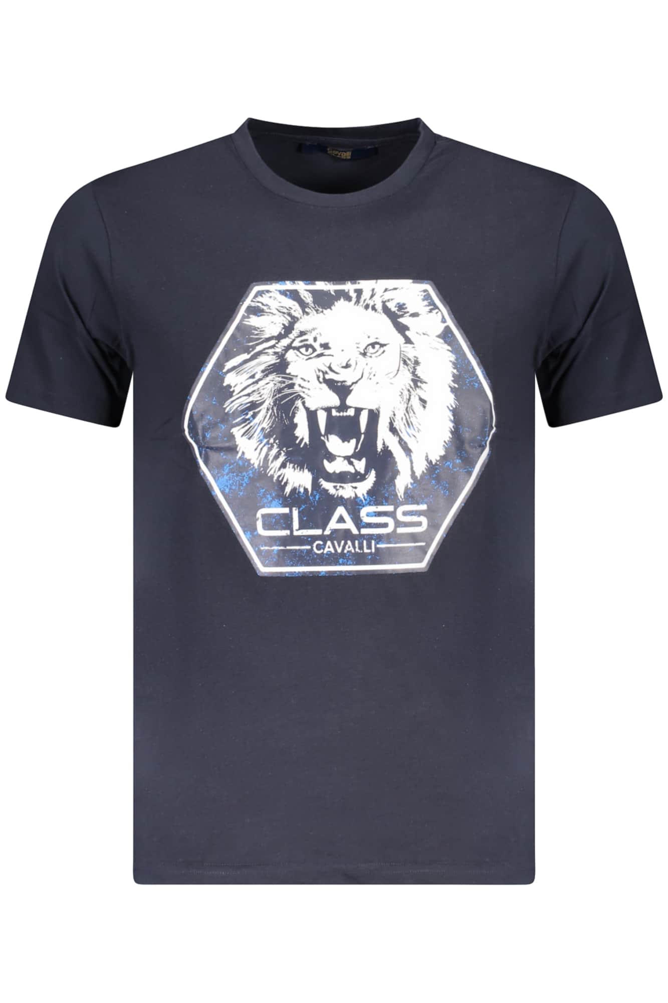 CAVALLI CLASS KURZARM T-SHIRT HERREN SCHWARZ