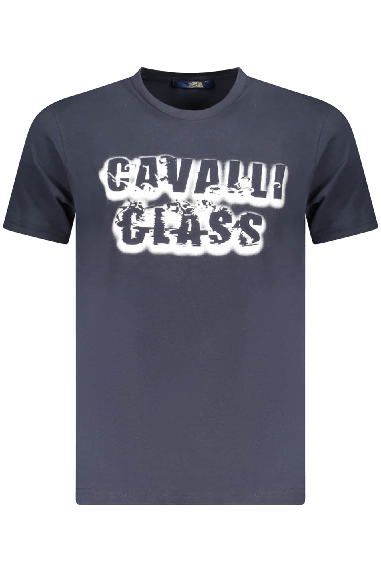 CAVALLI CLASS KURZARM T-SHIRT HERREN BLAU