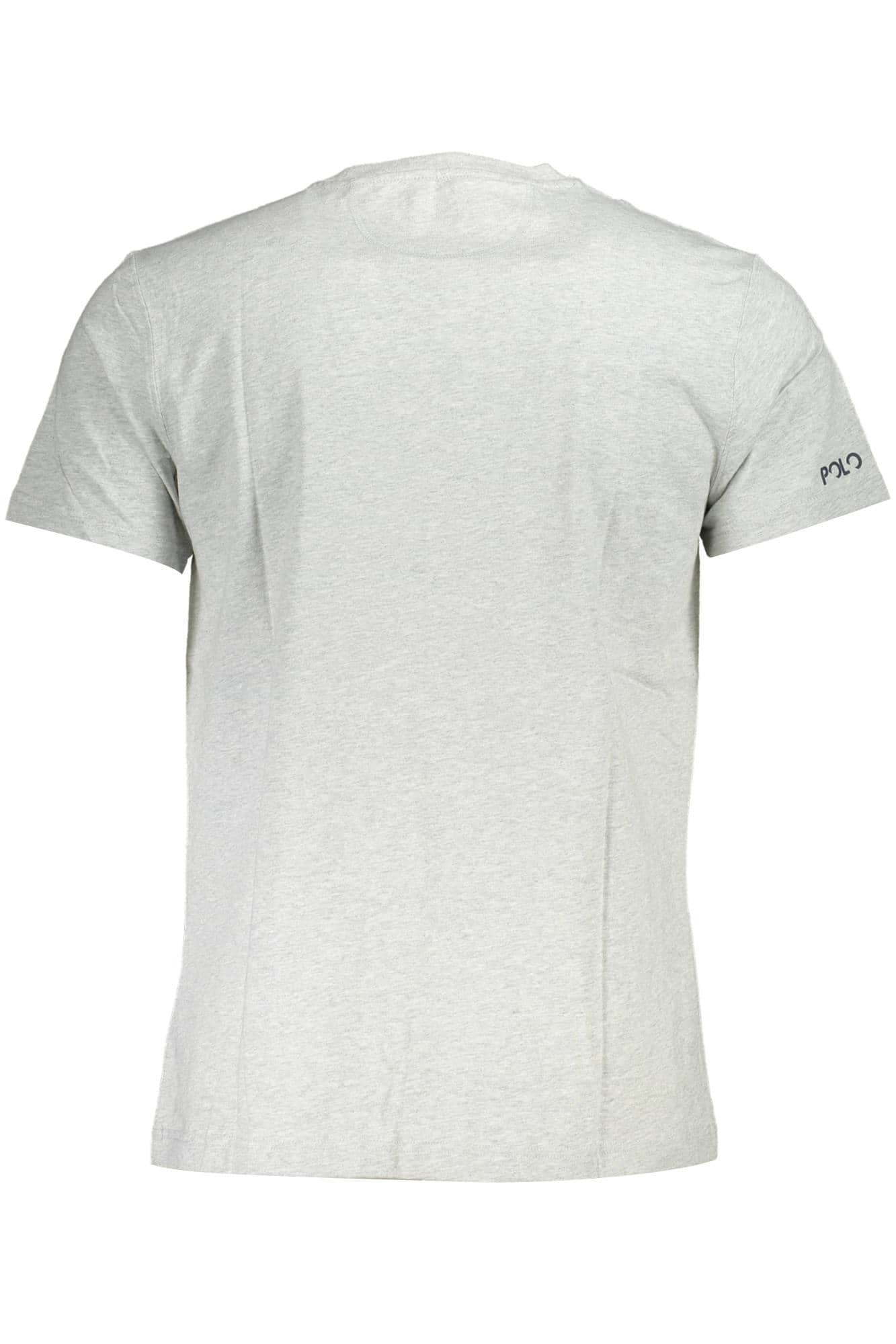 LA MARTINA KURZARM T-SHIRT HERREN GRAU