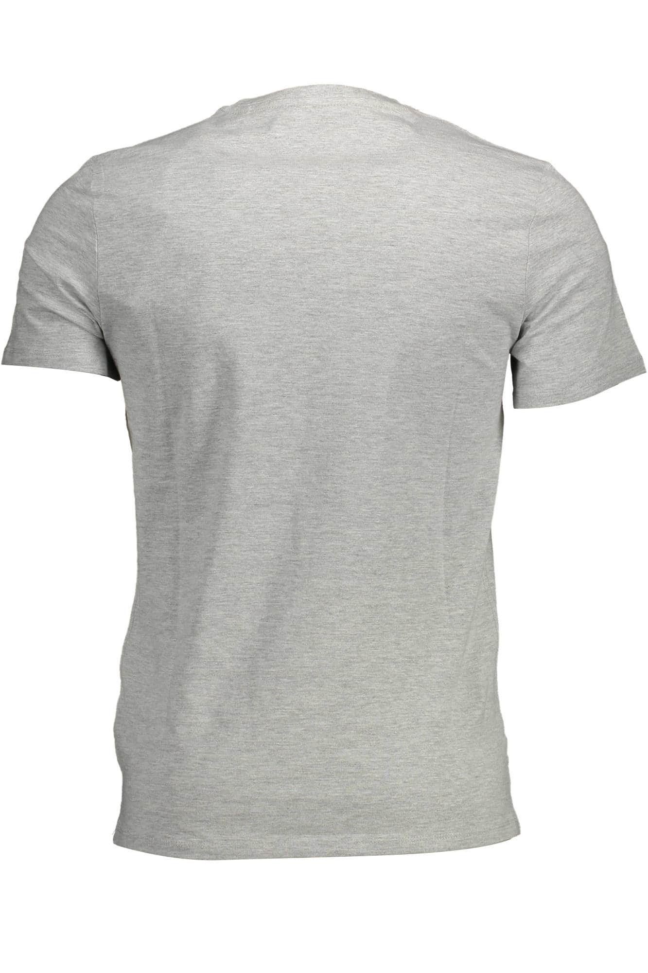 GUESS JEANS KURZARM T-SHIRT HERREN GRAU