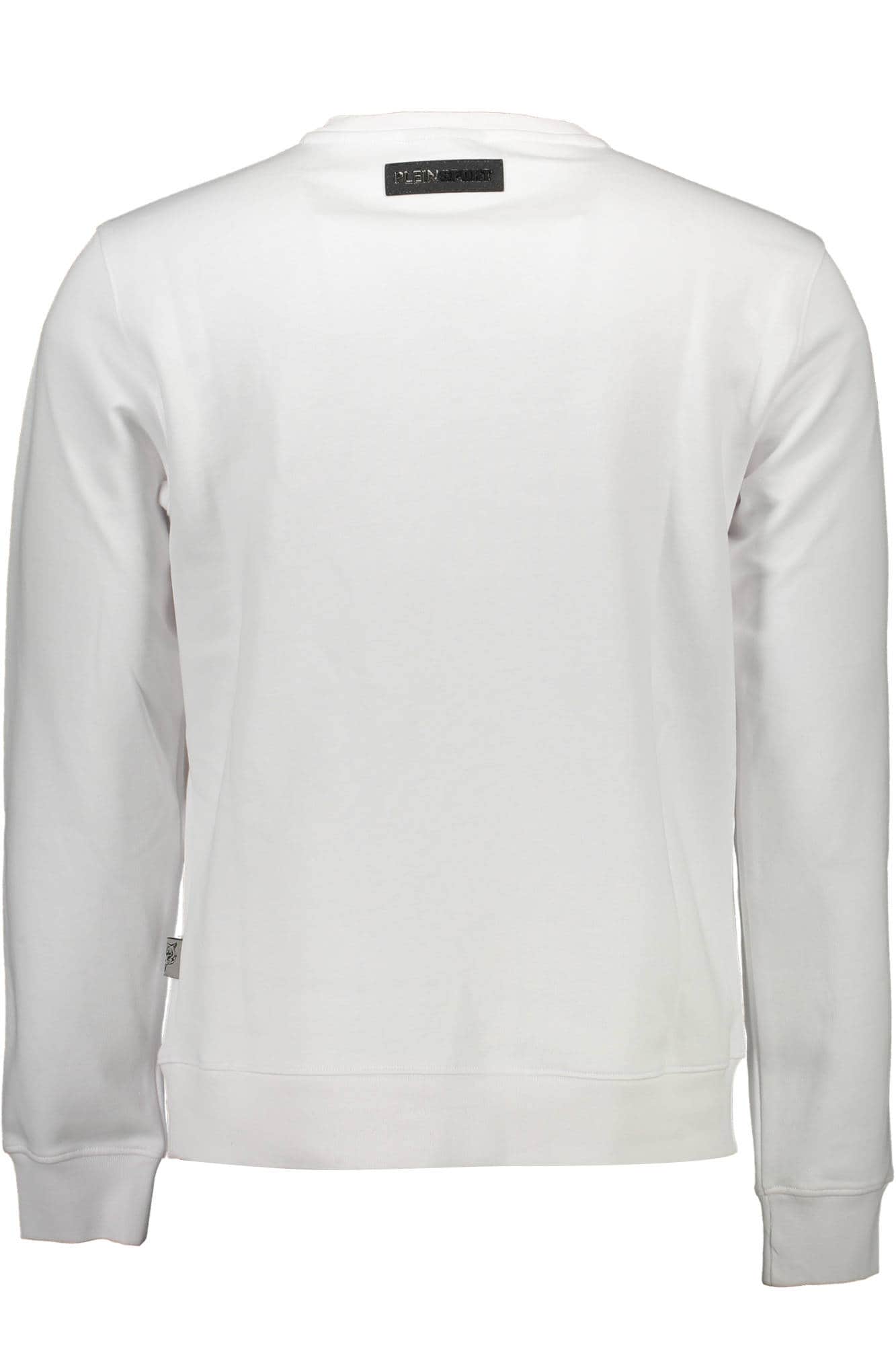 PLEIN SPORT HERREN MIT REISSVERSCHLUSS SWEATSHIRT WEISS