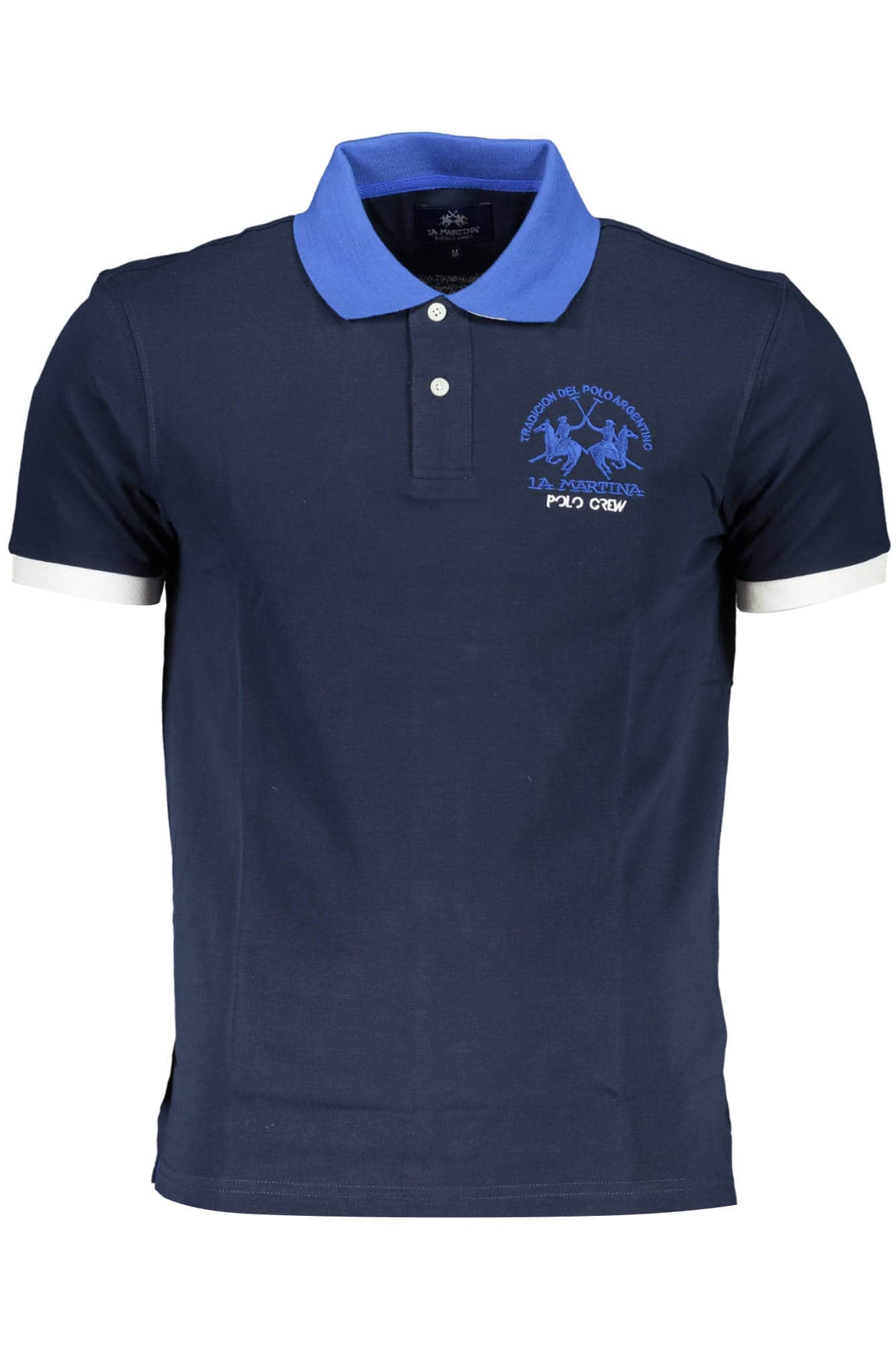 LA MARTINA HERREN KURZARM POLO BLAU