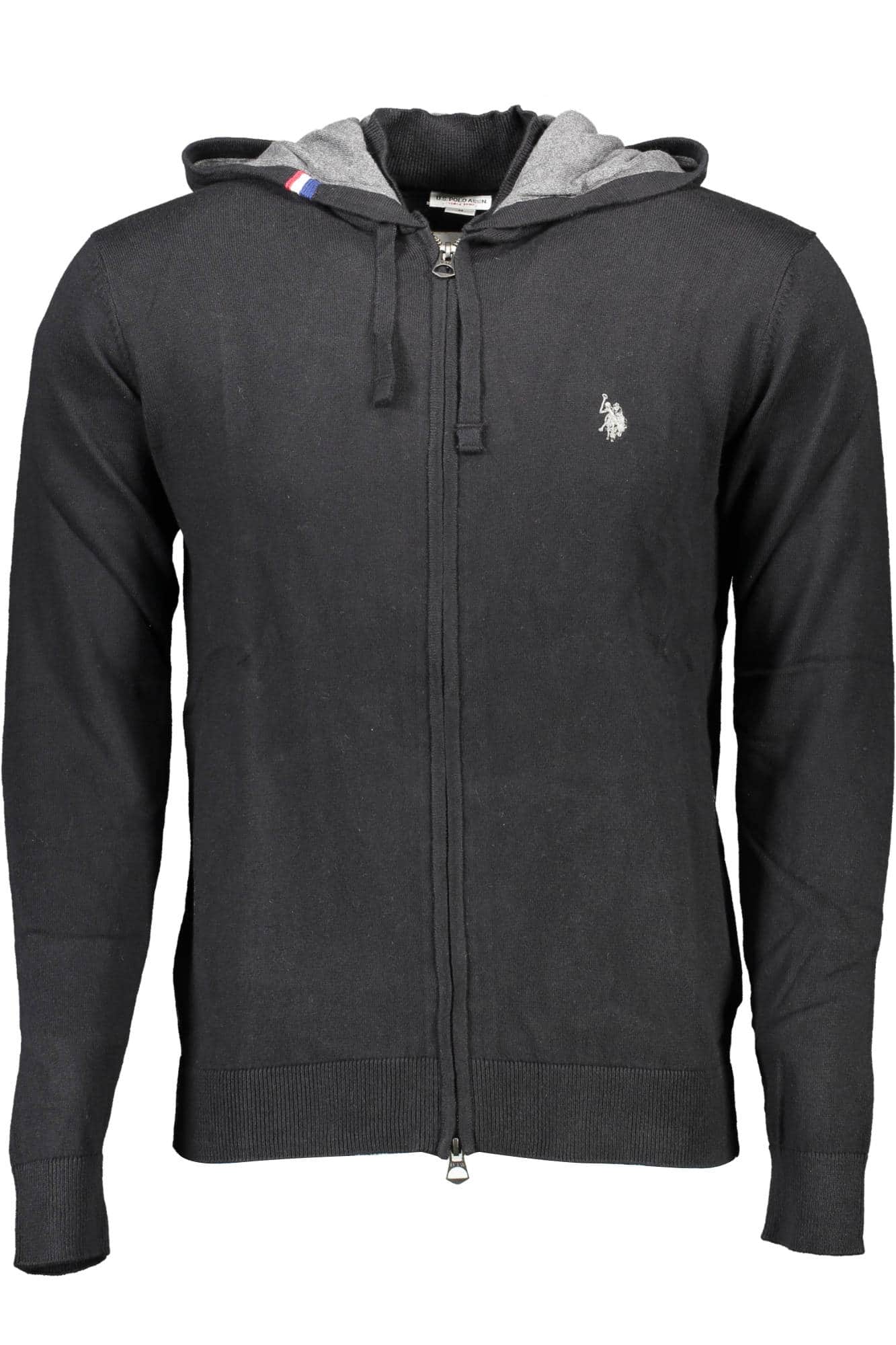 US POLO ASSN. HERREN SCHWARZ STRICKJACKE