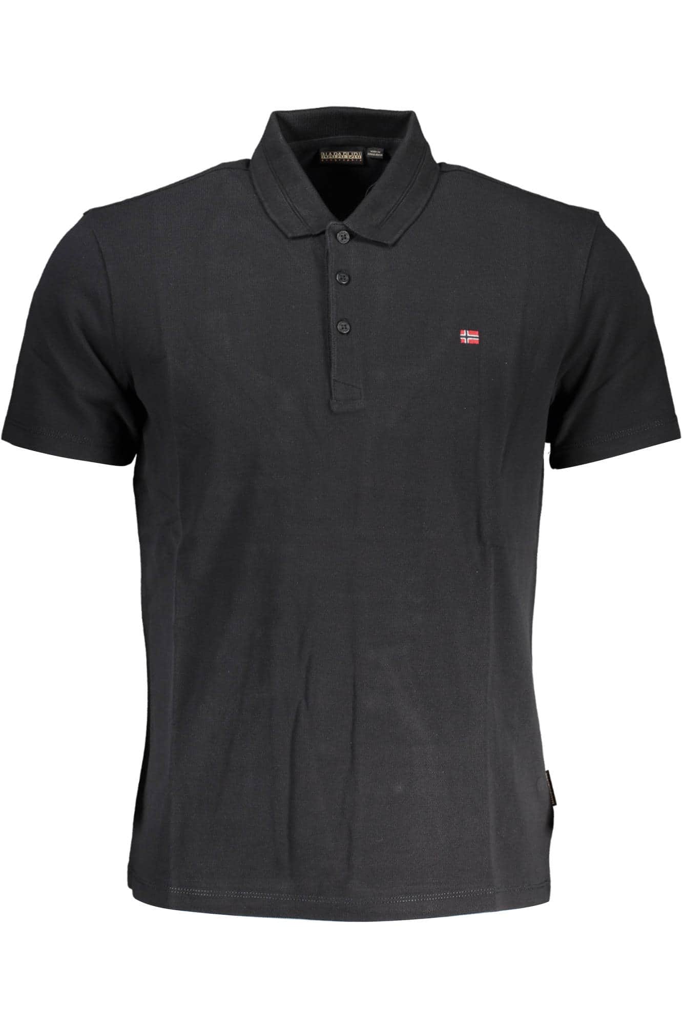 NAPAPIJRI POLO KURZARM HERREN SCHWARZ