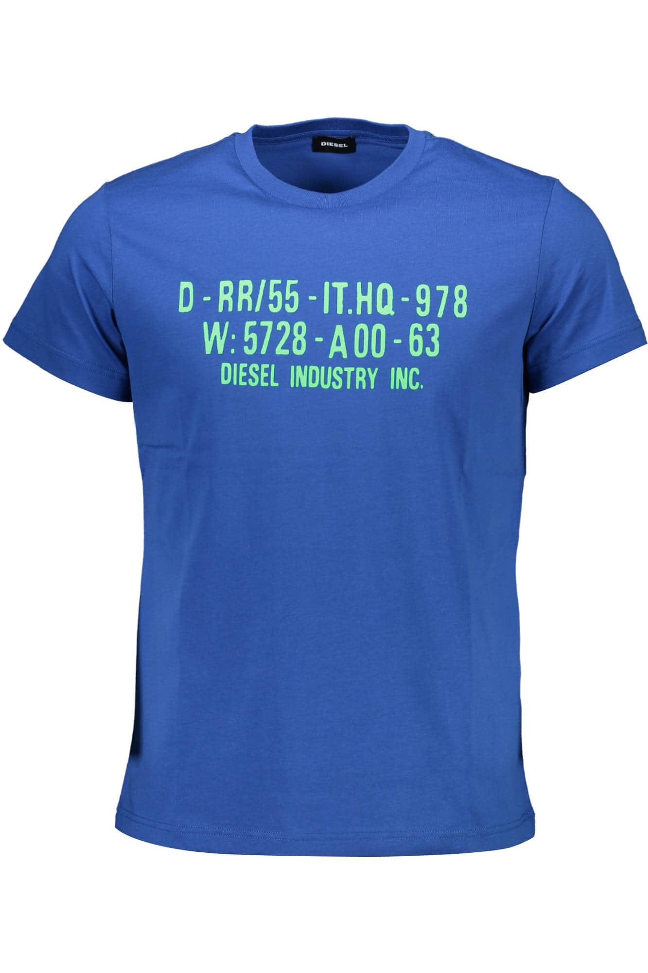 DIESEL HERREN KURZARM T-SHIRT BLAU