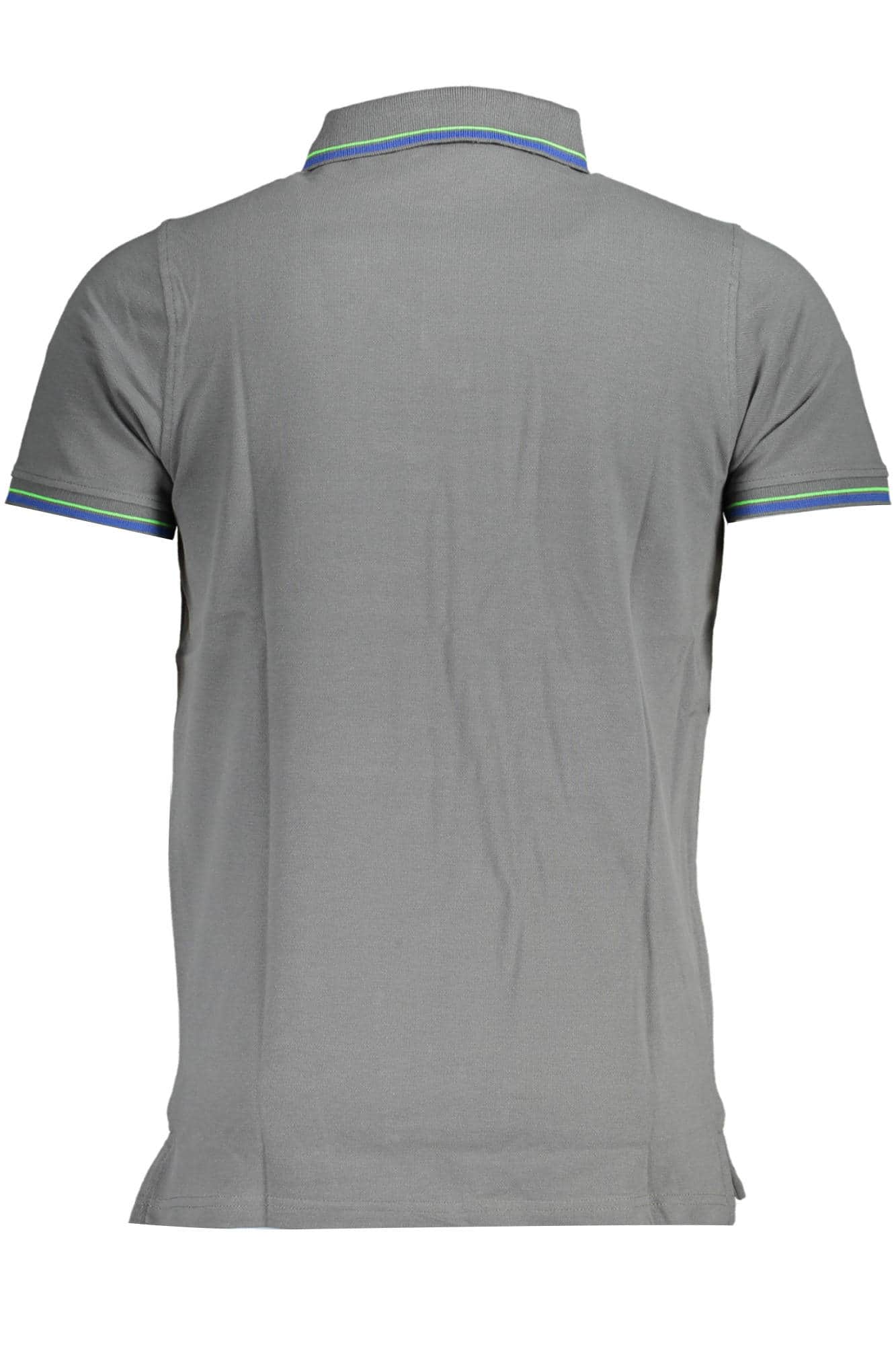 Norway 1963 herren kurzarm poloshirt grau