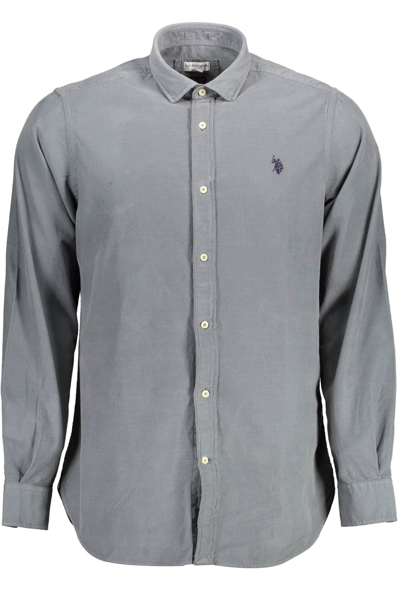 US POLO ASSN. HERREN BLAU LANGARM SHIRT