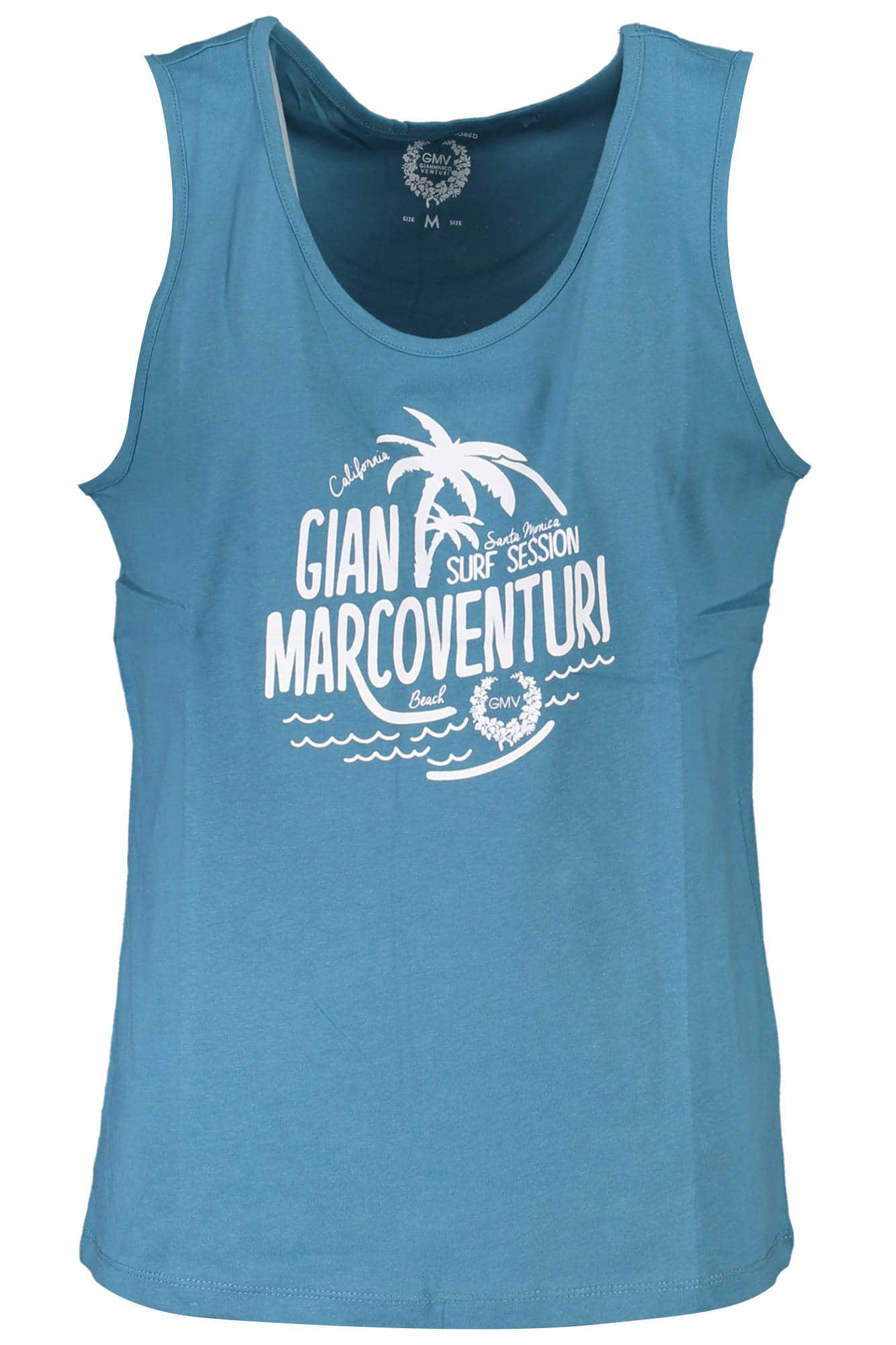 GIAN MARCO VENTURI HERREN BLAU TANKTOP