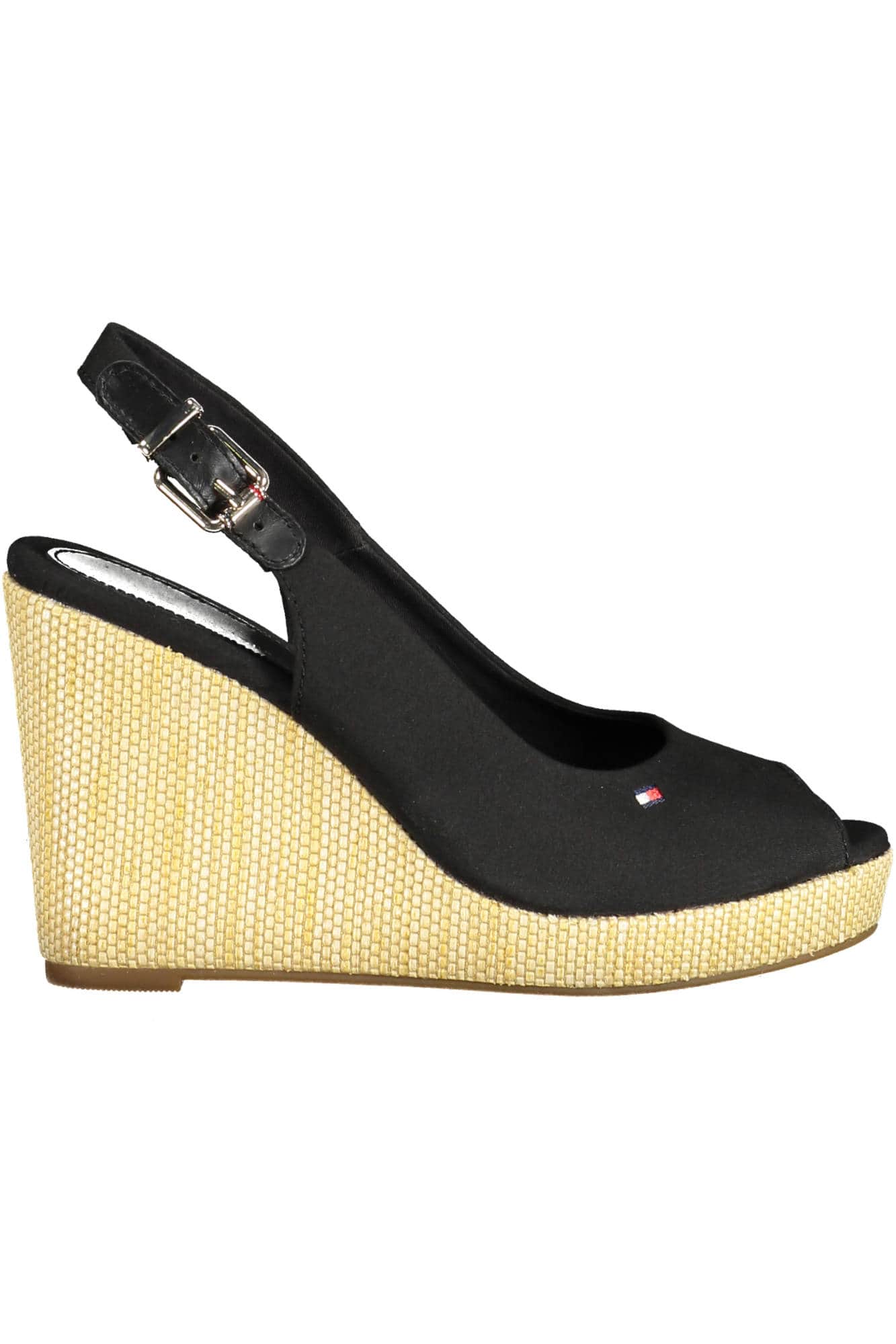 TOMMY HILFIGER DAMEN SANDALE SCHUHE SCHWARZ