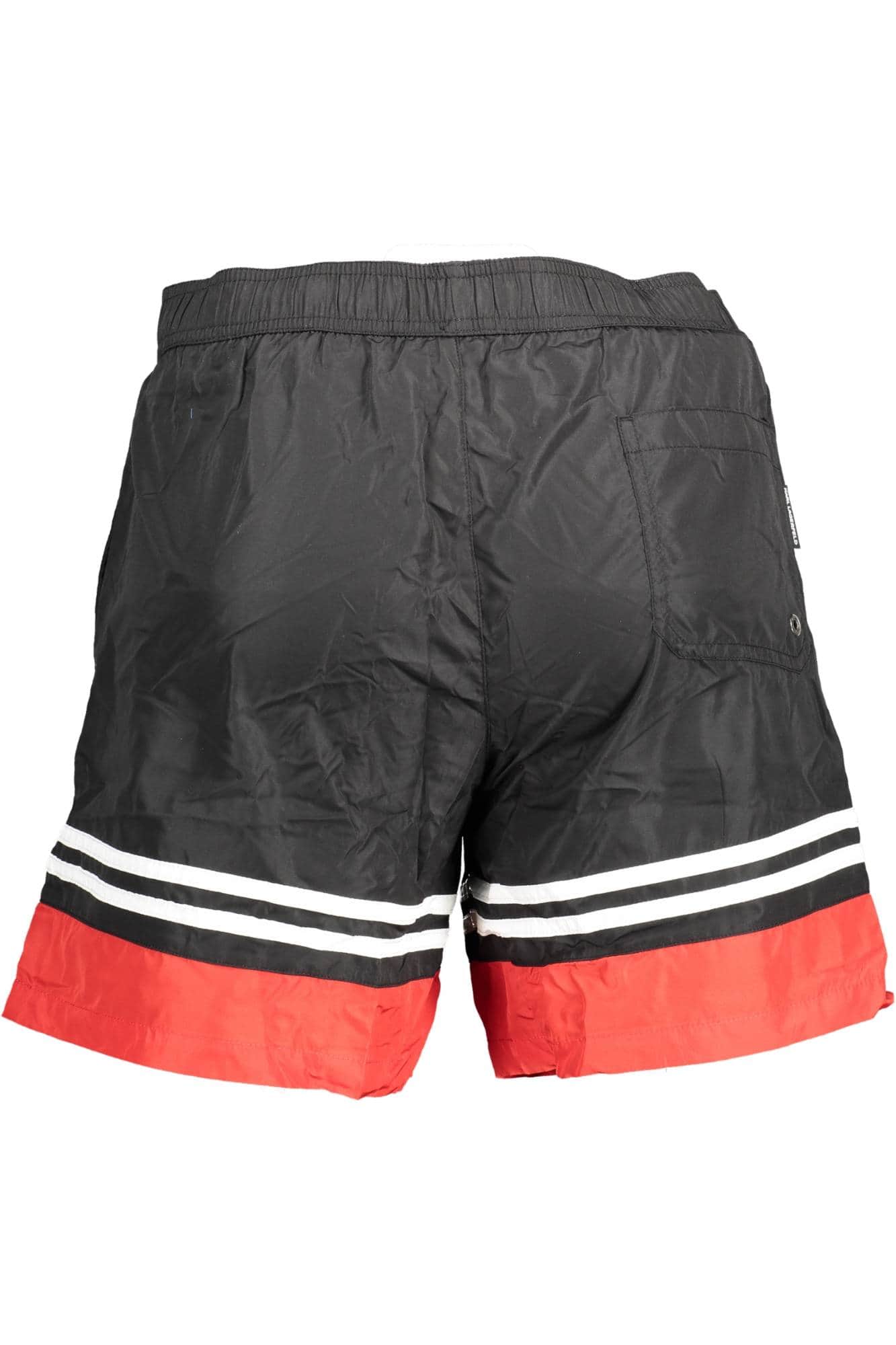 KARL LAGERFELD BADEMODE BADEANZUG SCHWARZ HERREN BOTTOM