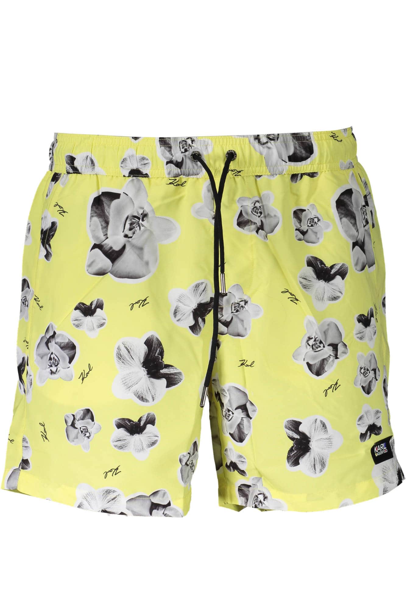 KARL LAGERFELD BADEMODE BADEHOSE HERREN GELB