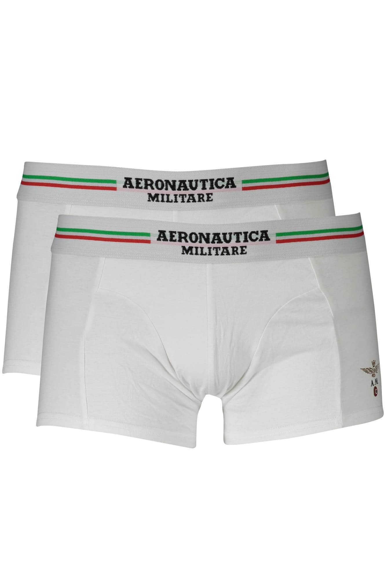 AERONAUTICA MILITARE HERREN BOXERSHORTS WEISS