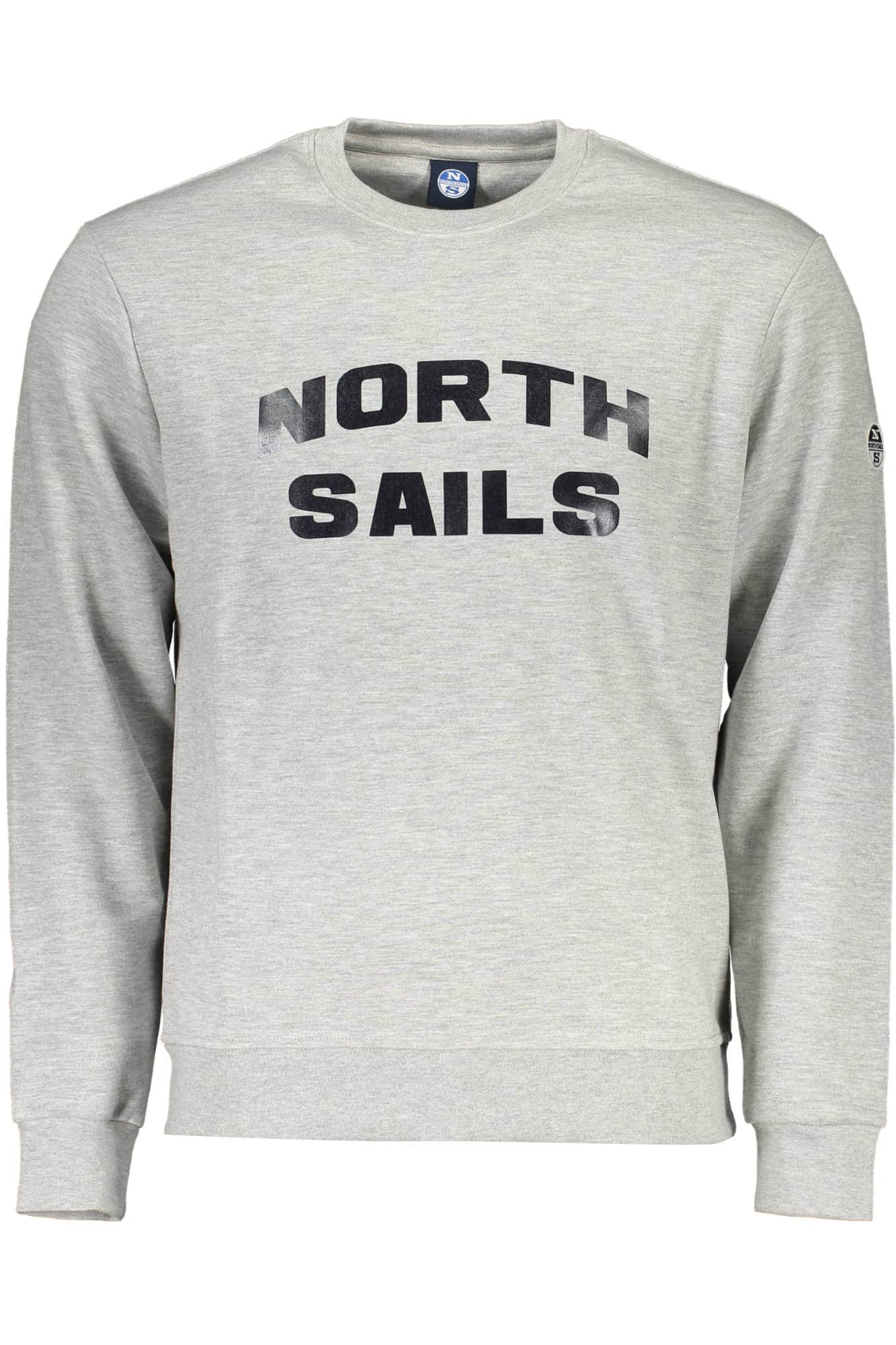 NORTH SAILS HERREN MIT REISSVERSCHLUSS SWEATSHIRT GRAU