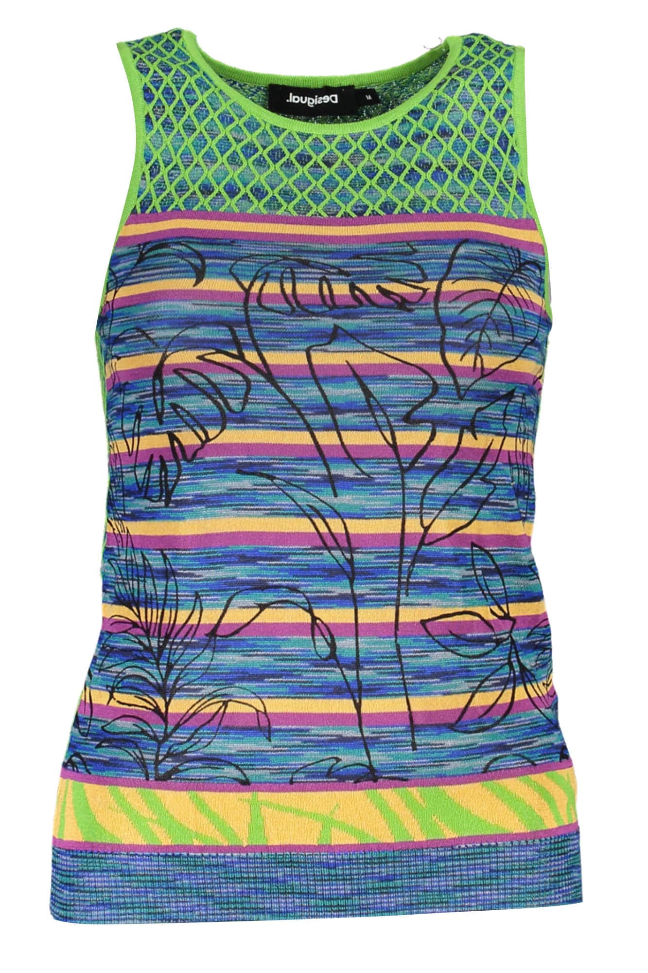 DESIGUAL DAMEN TANKTOP GRÜN