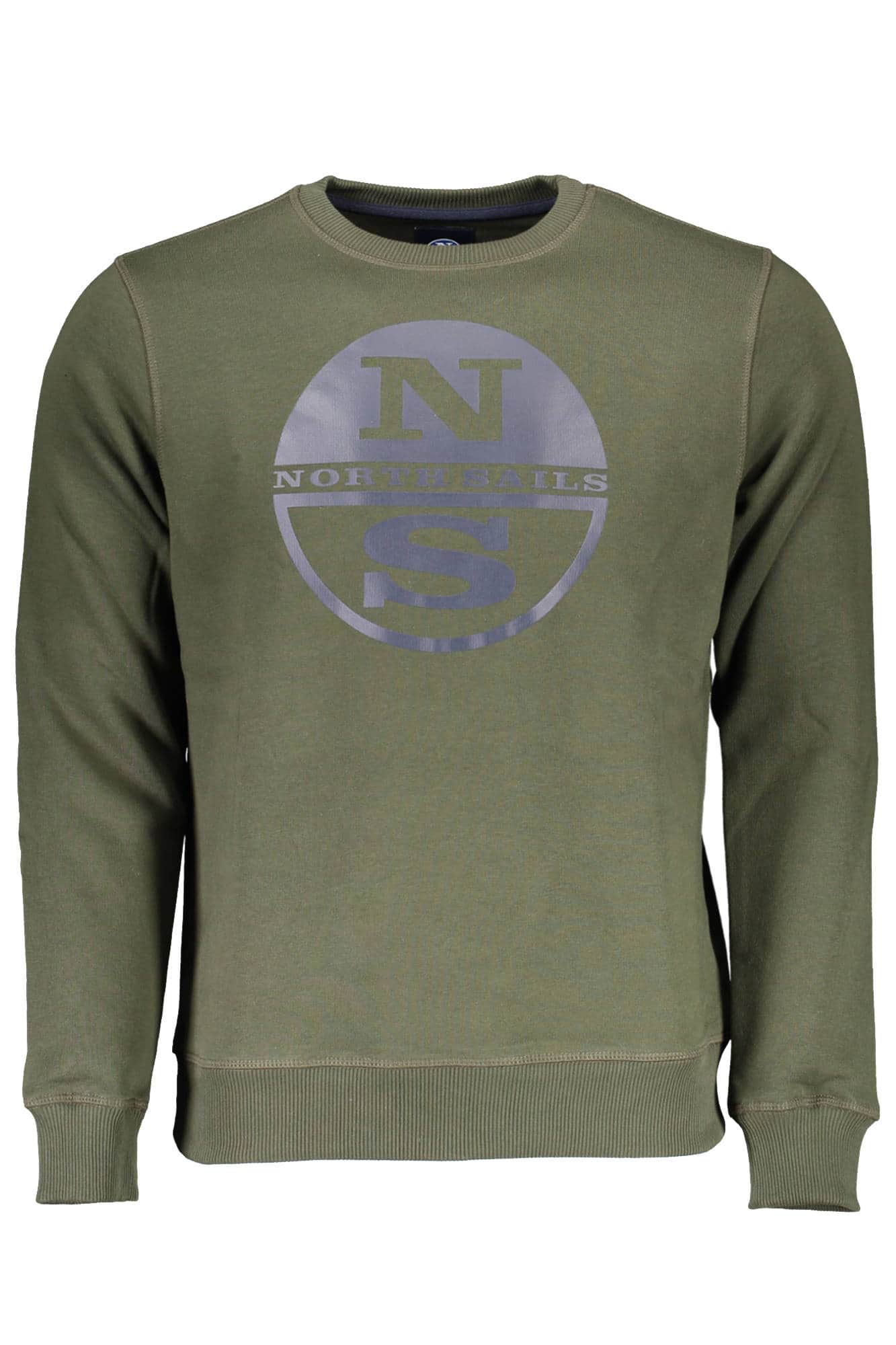 NORTH SAILS HERREN MIT REISSVERSCHLUSS SWEATSHIRT GRÜN
