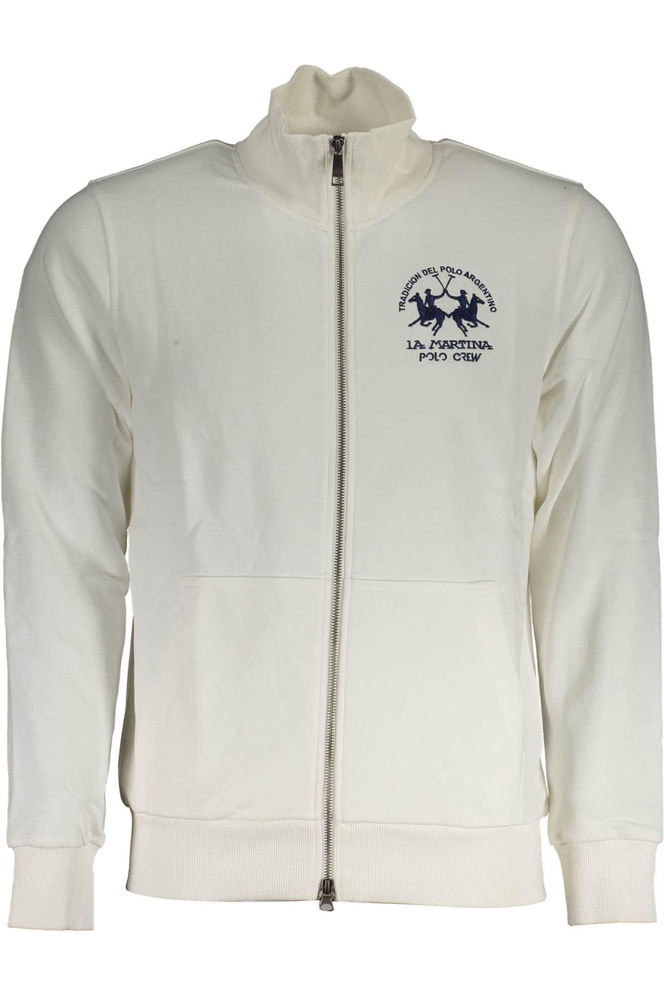 LA MARTINA HERREN WEISS MIT REISSVERSCHLUSS SWEATSHIRT