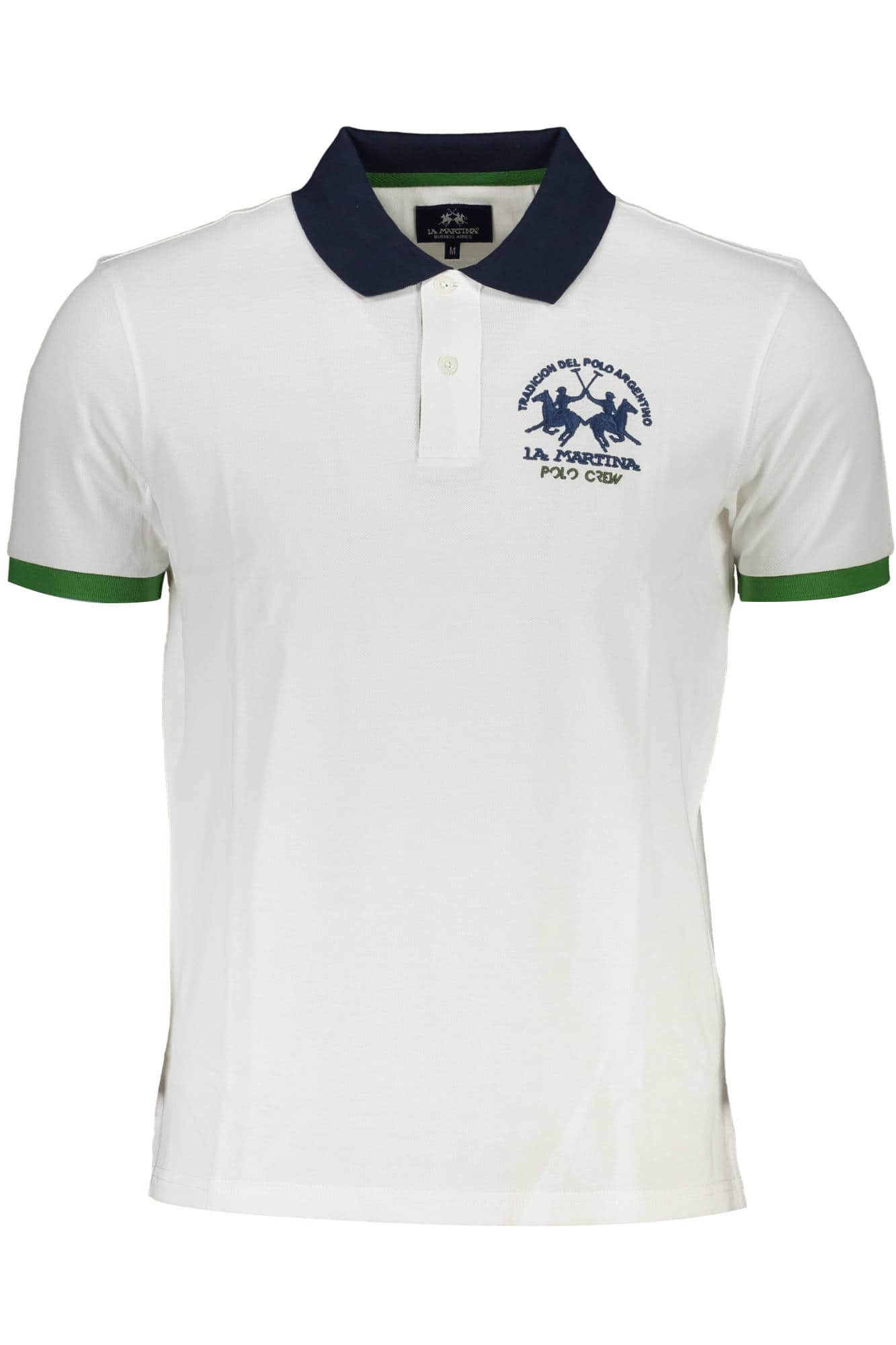 LA MARTINA HERREN KURZARM POLO WEISS
