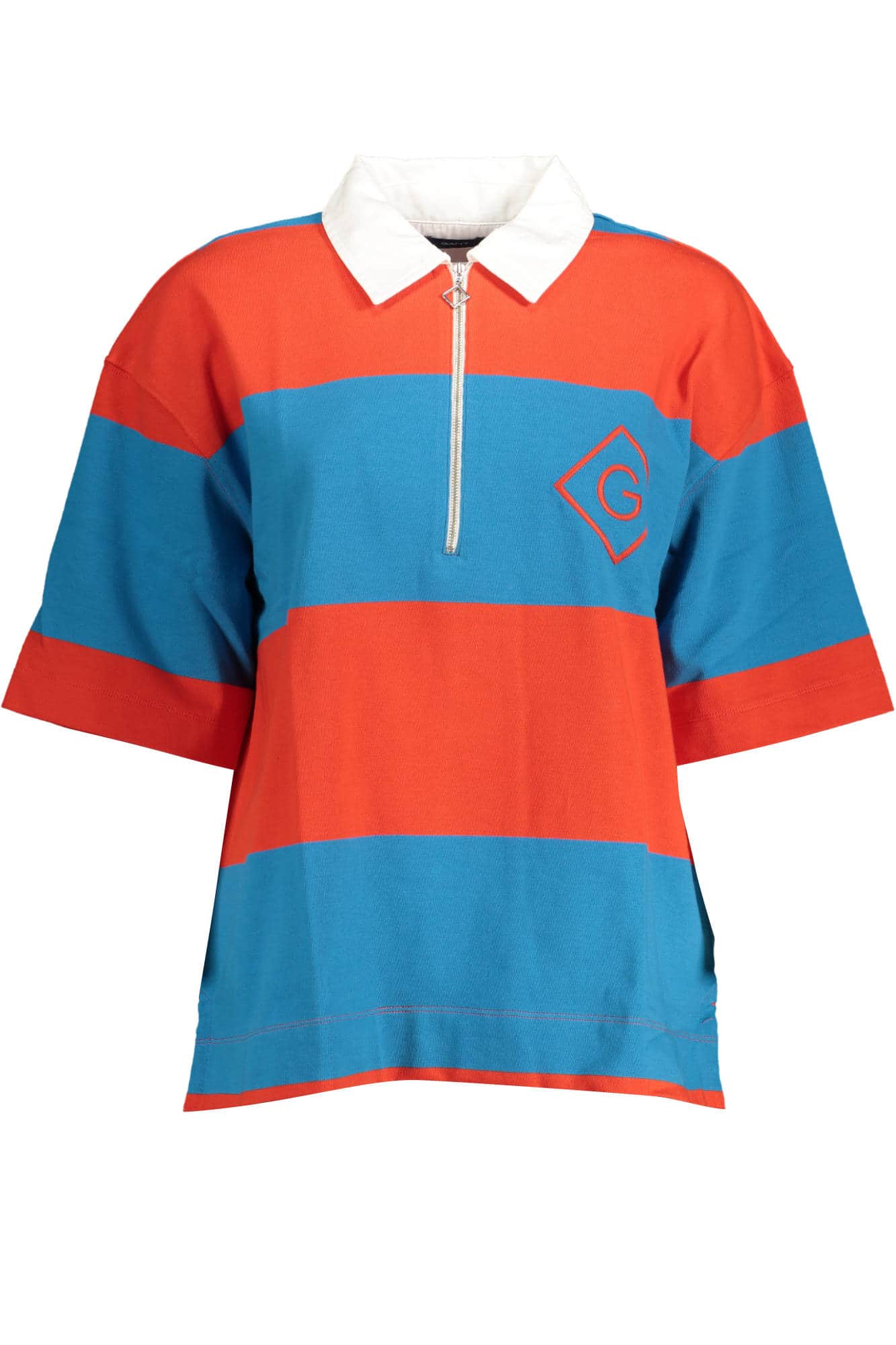GANT DAMEN KURZARM POLO ROT