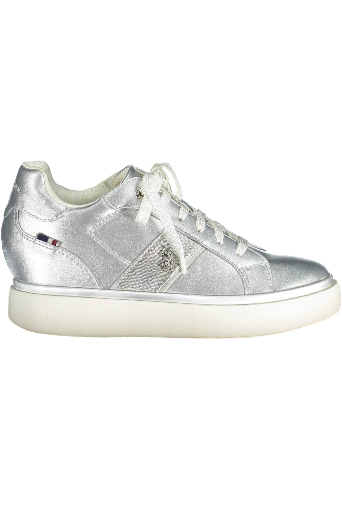 US POLO ASSN. DAMEN SPORTSCHUHE SILBER