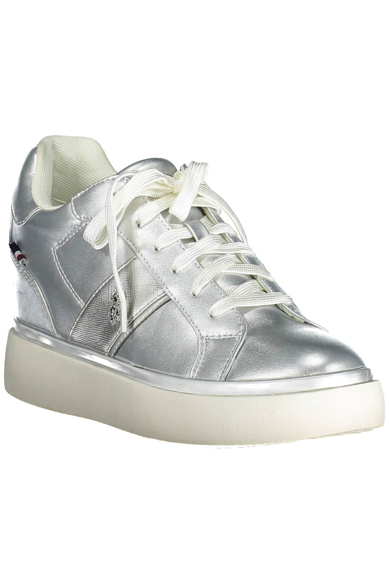 US POLO ASSN. DAMEN SPORTSCHUHE SILBER