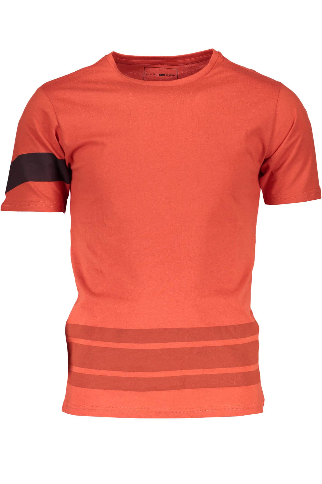 Gas kurzarm t-shirt herren orange