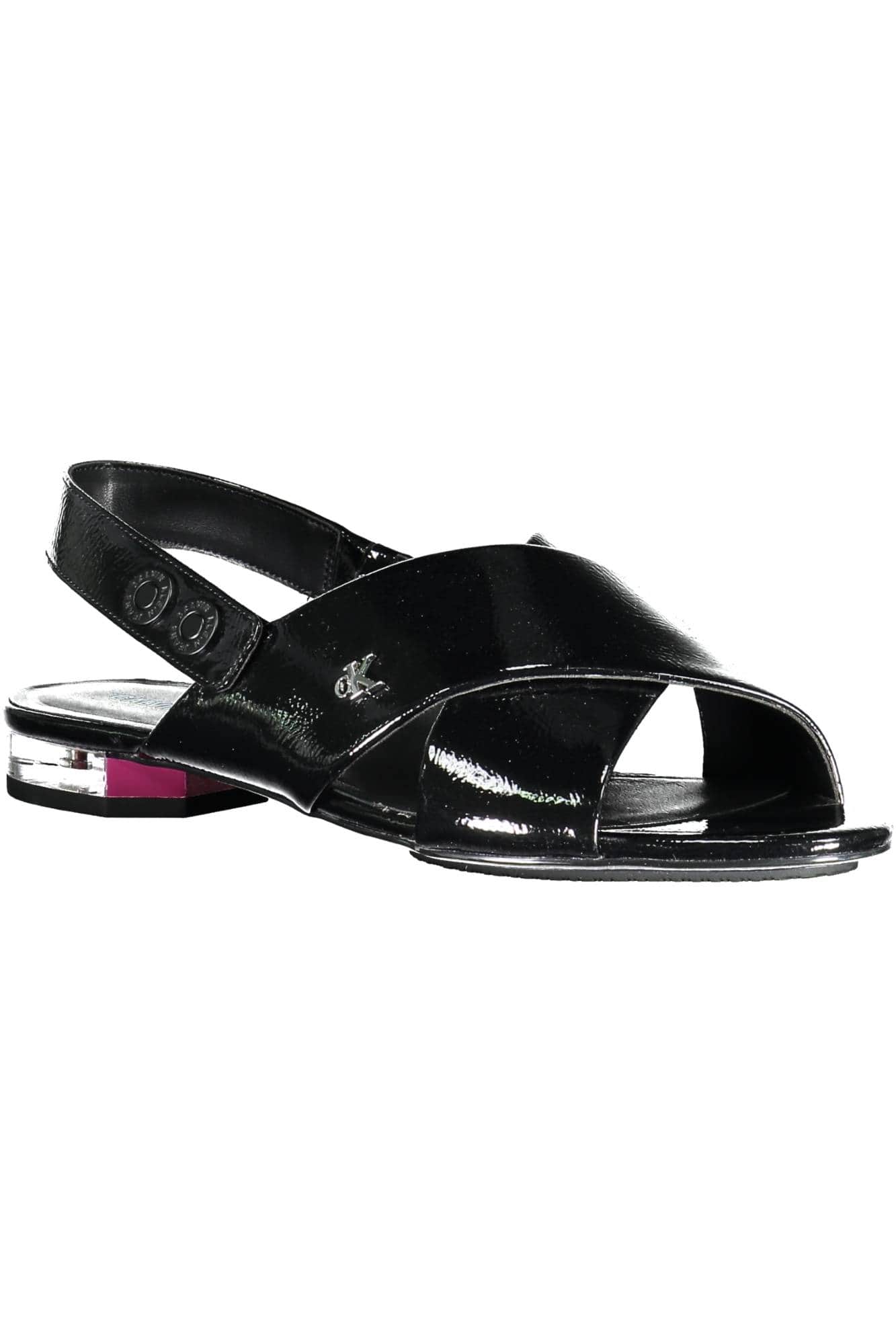 CALVIN KLEIN DAMEN SANDALE SCHUHE SCHWARZ