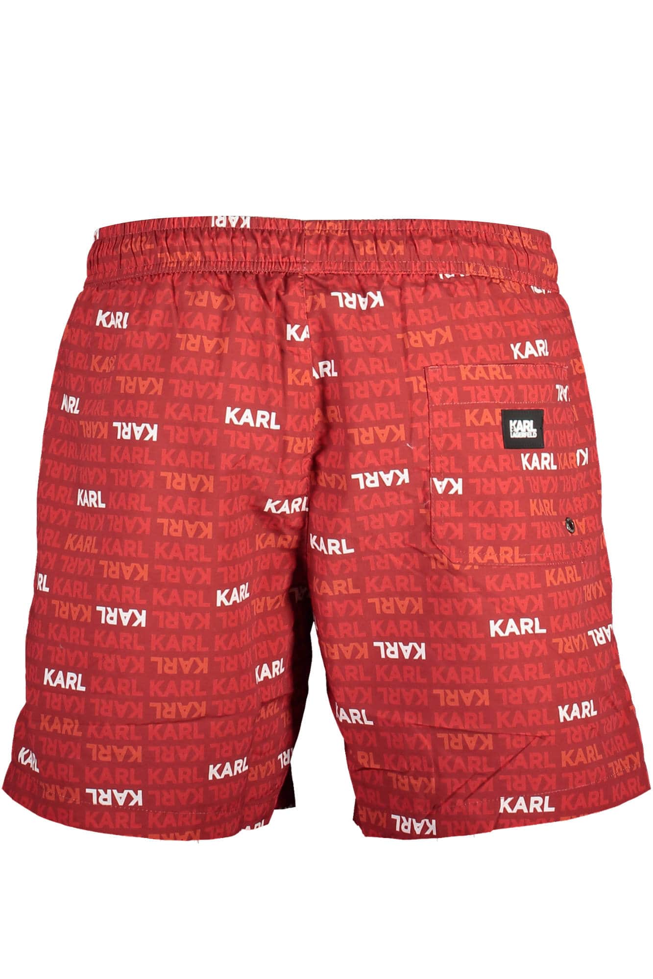 KARL LAGERFELD BADEMODE BADEANZUG HERREN BOTTOM ROT
