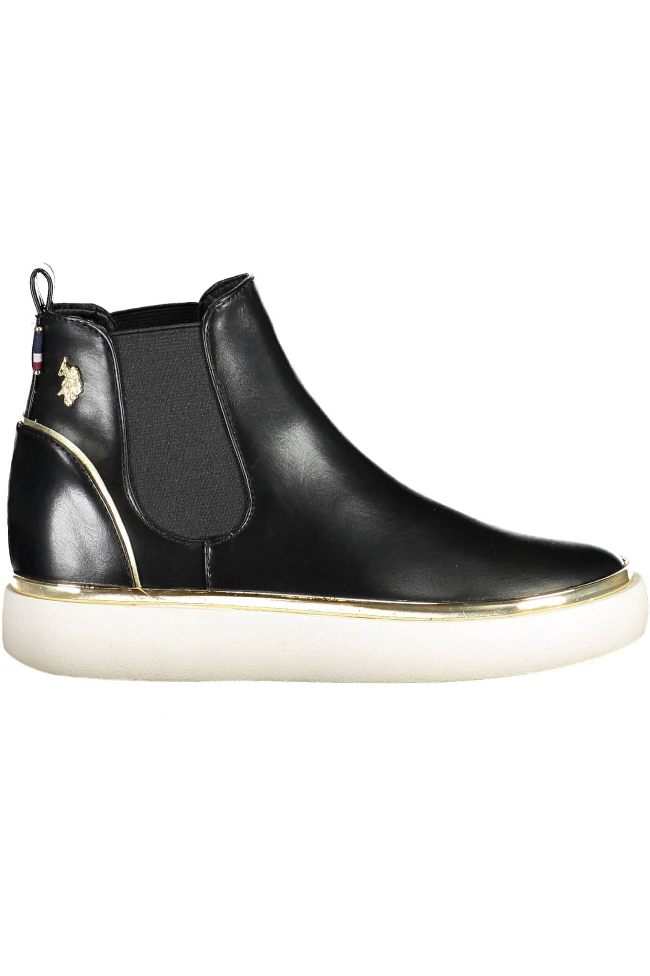 US POLO ASSN. DAMEN SCHWARZ STIEFEL