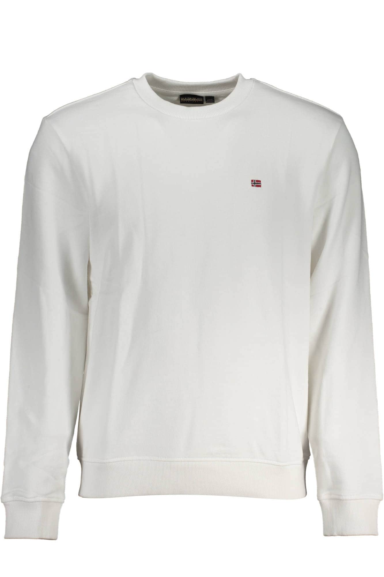 NAPAPIJRI SWEATSHIRT OHNE REISSVERSCHLUSS HERREN WEISS