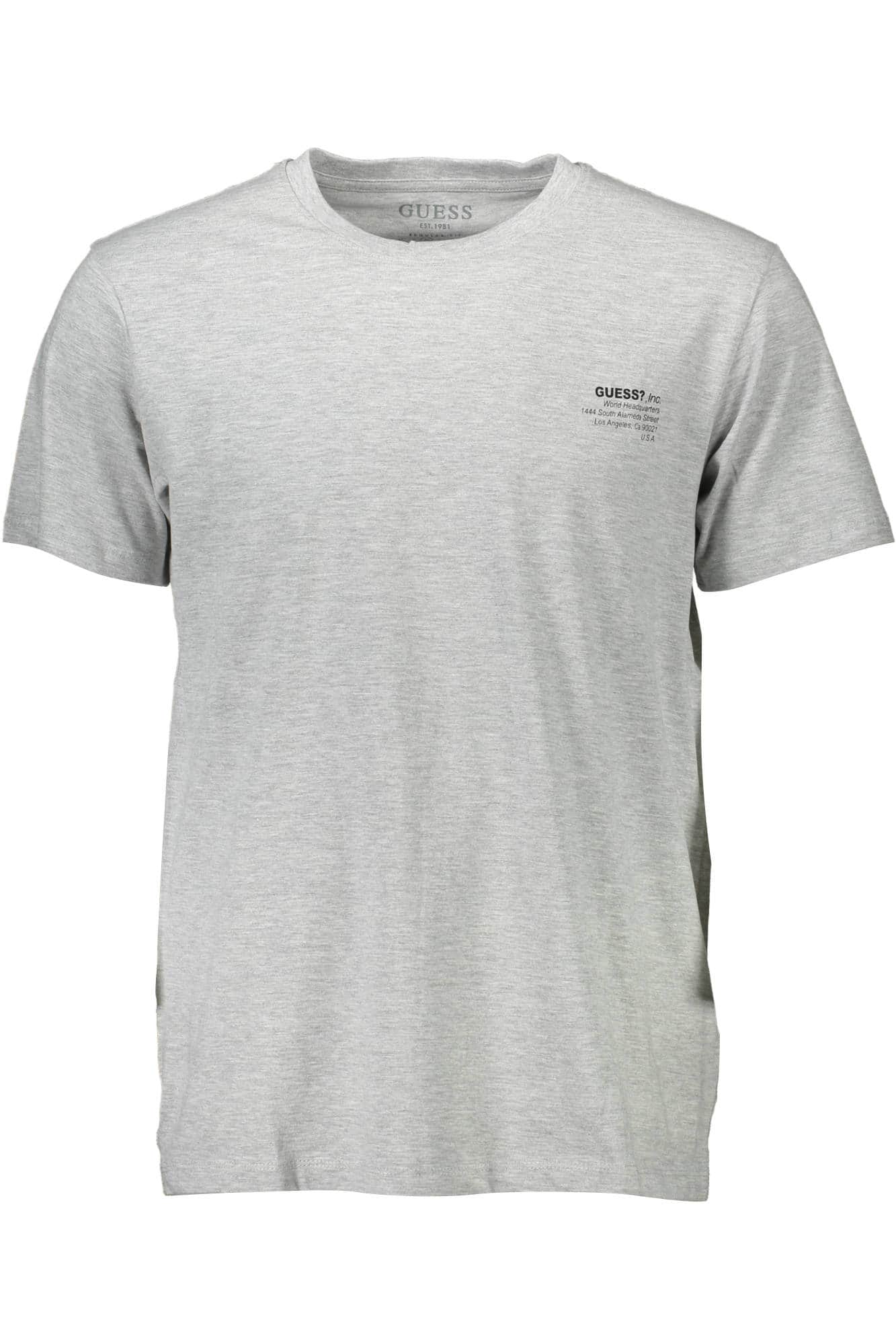 GUESS JEANS KURZARM T-SHIRT HERREN GRAU