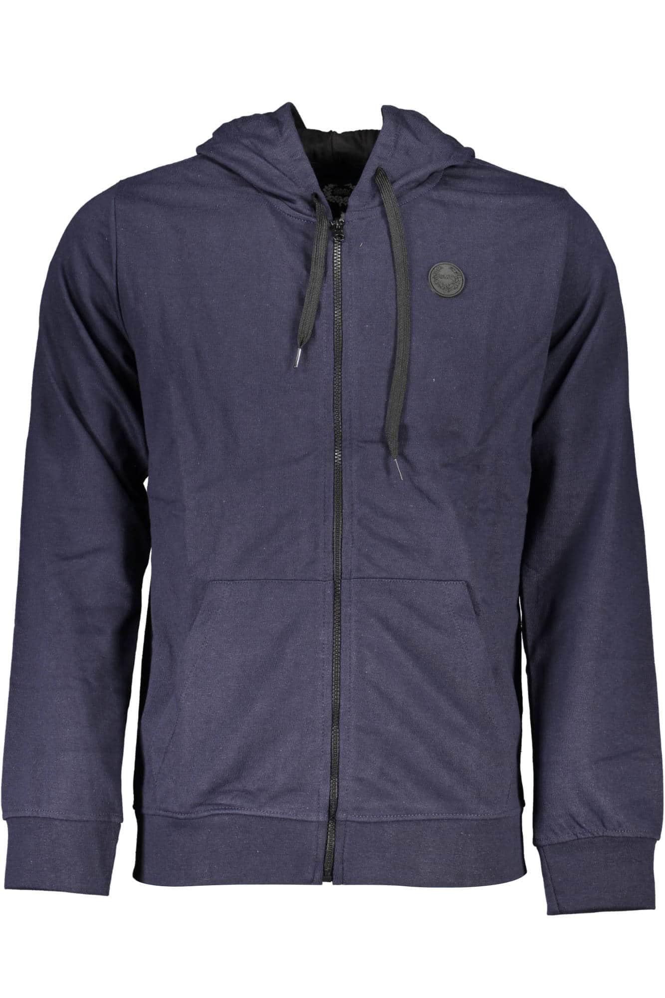 GIAN MARCO VENTURI HERREN BLAU MIT REISSVERSCHLUSS SWEATSHIRT
