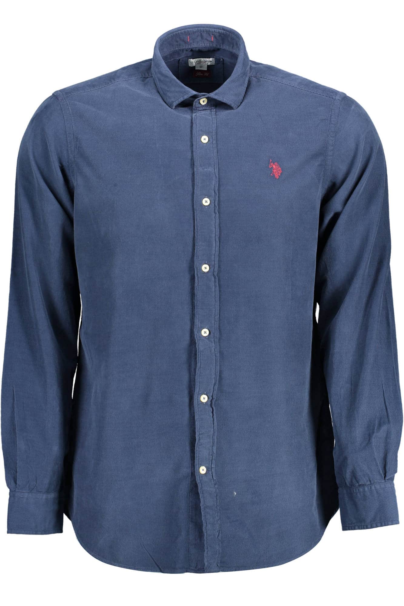 US POLO ASSN. HERREN BLAU LANGARM SHIRT