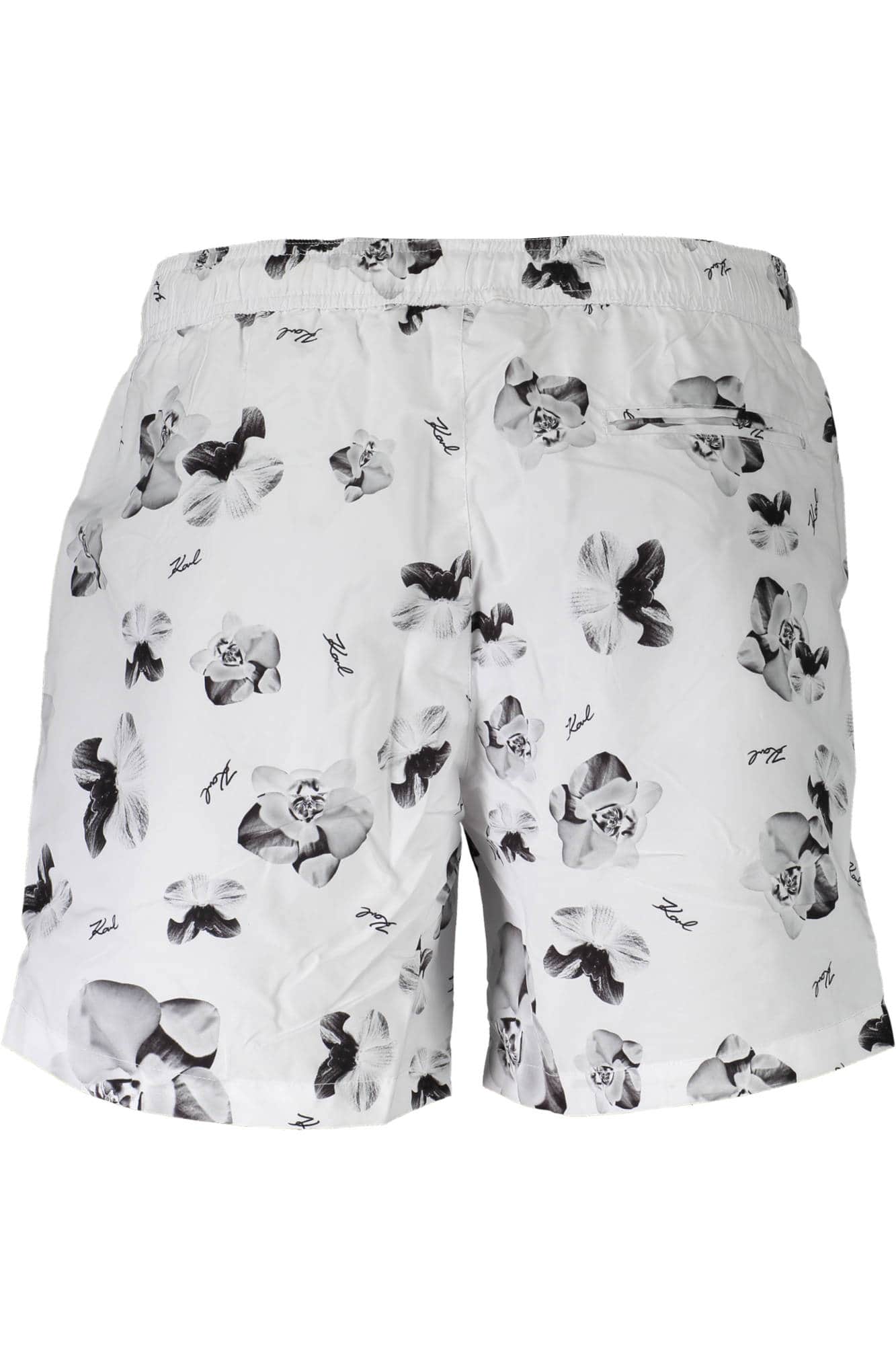 KARL LAGERFELD BADEMODE BADEHOSE HERREN WEISS