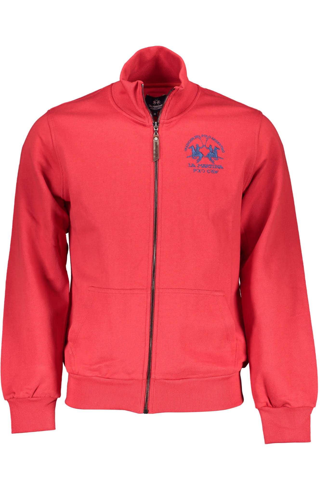 LA MARTINA ROT HERREN MIT REISSVERSCHLUSS SWEATSHIRT