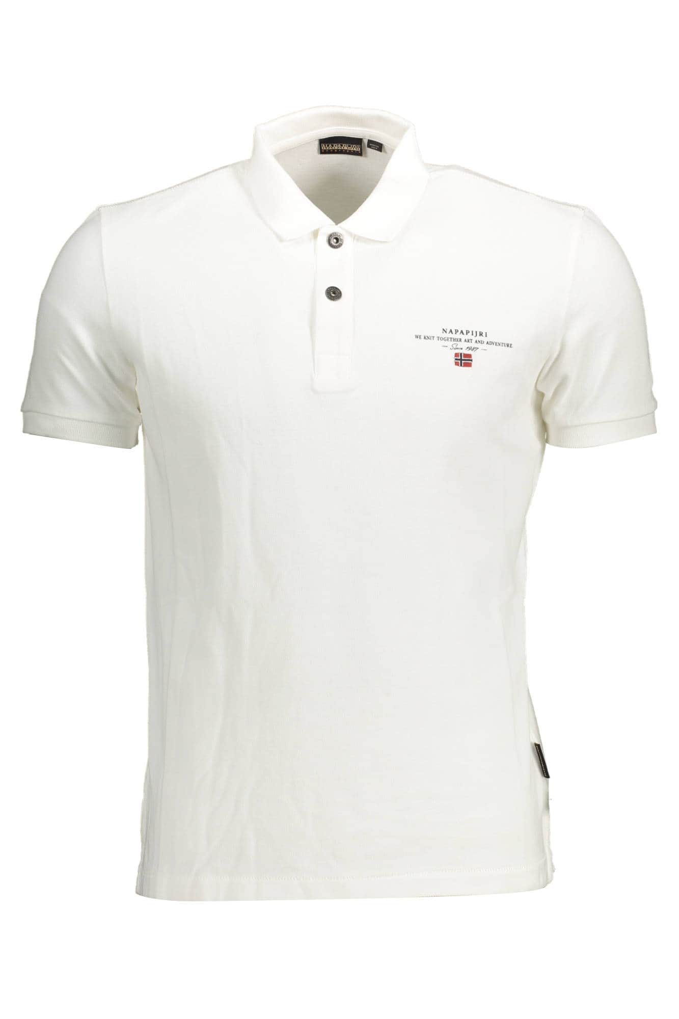 NAPAPIJRI POLO KURZARM HERREN WEISS