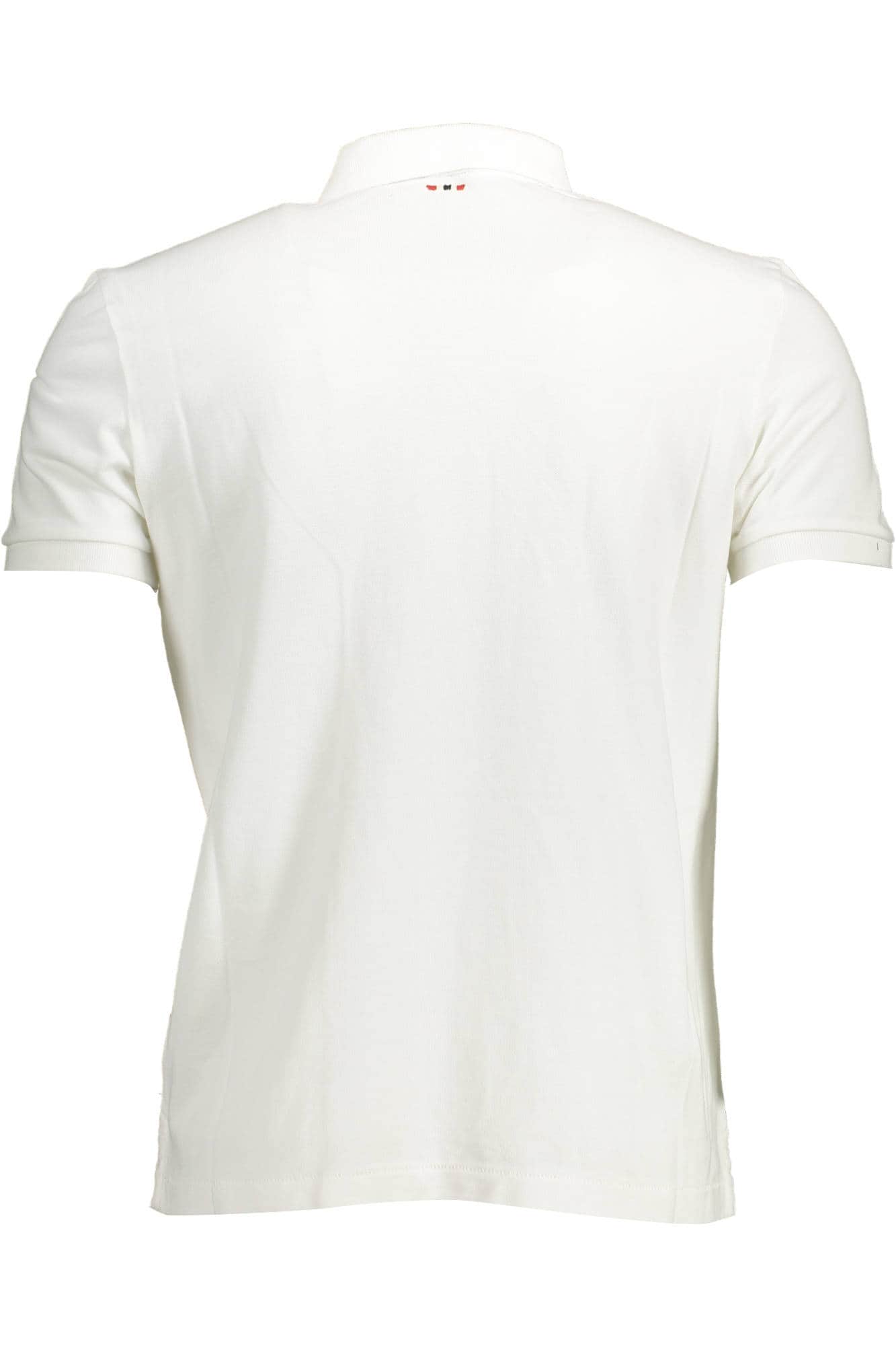 NAPAPIJRI POLO KURZARM HERREN WEISS